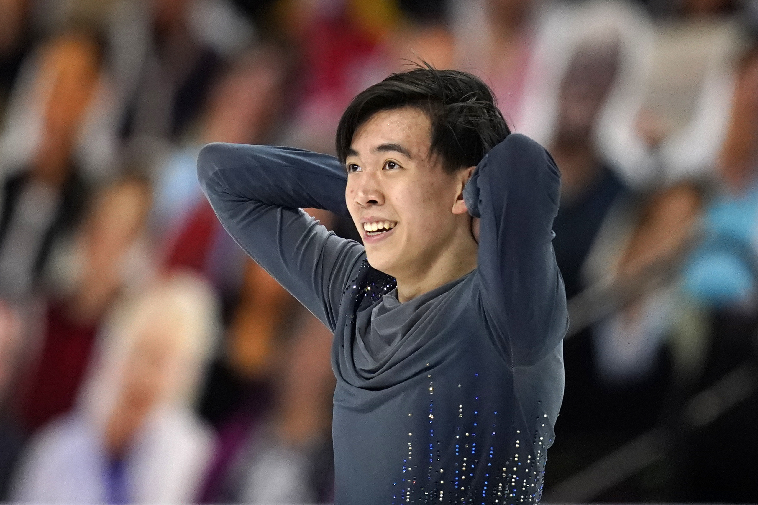 Vincent Zhou, COVID quarantine, Returning to athletes' village, Beijing Winter Olympics, 2570x1720 HD Desktop