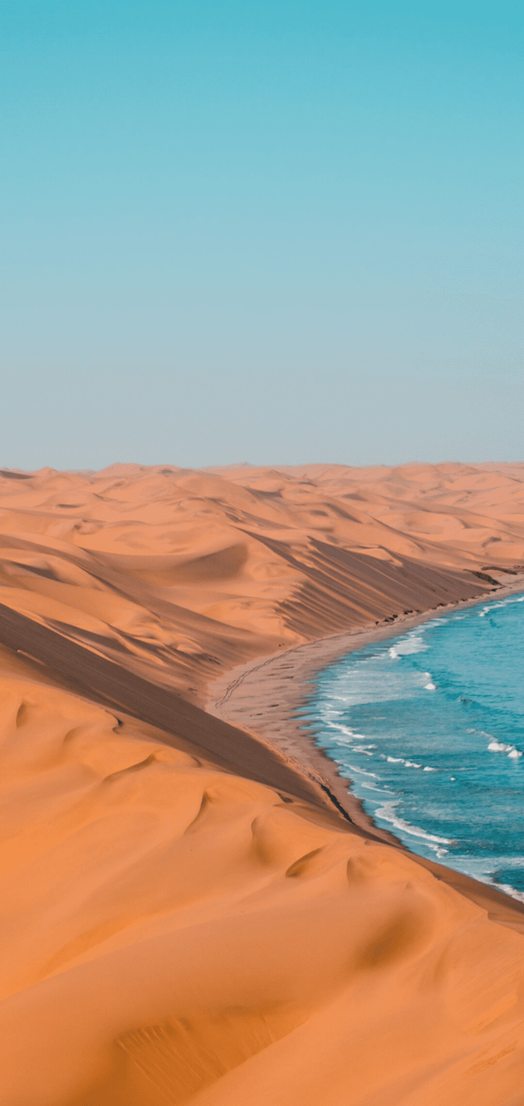 Atlantic Ocean, Deserts Wallpaper, 1080x2280 HD Phone