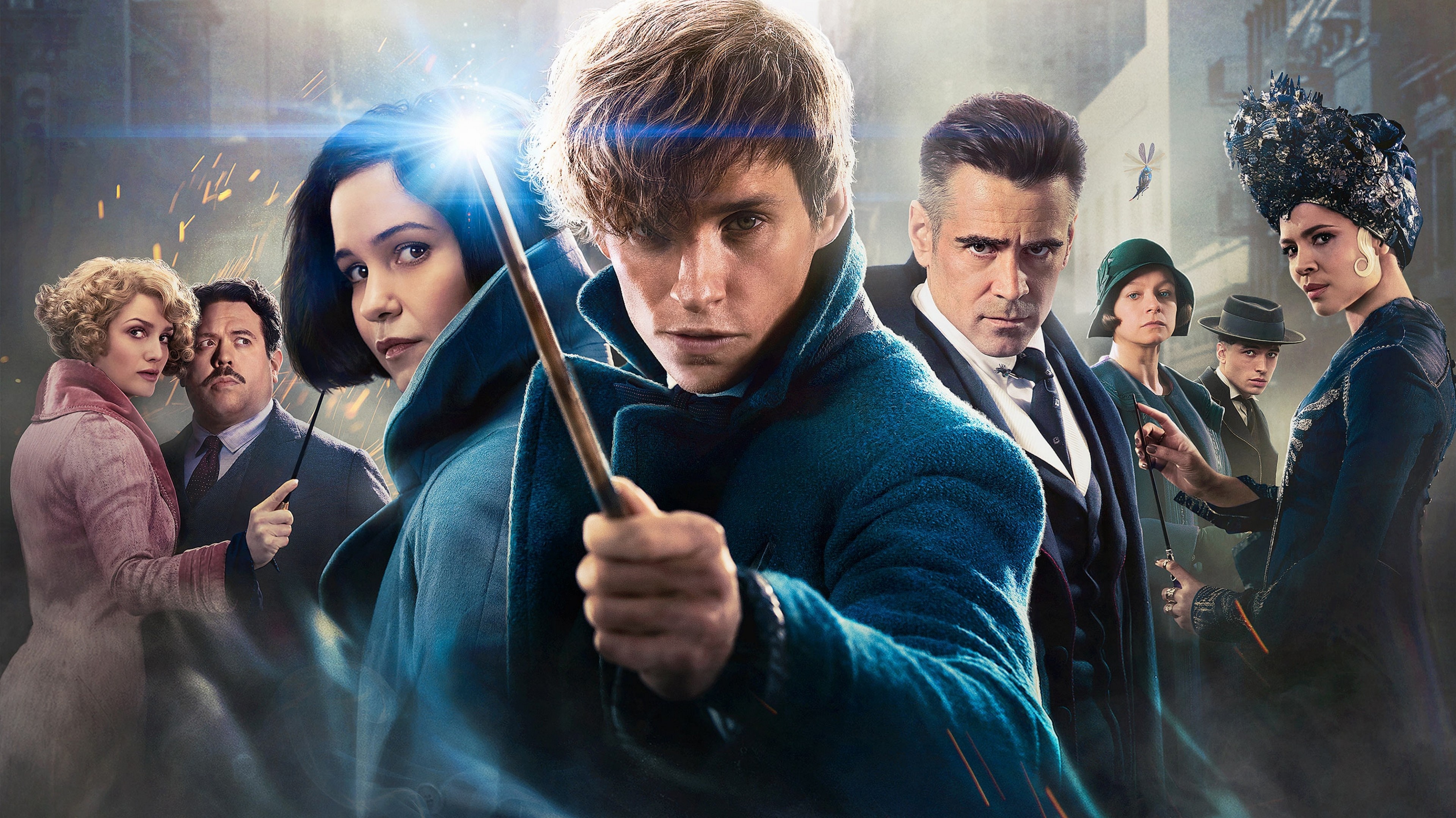 Fantastic Beasts, Eddie Redmayne, Best movies, Katherine Waterston, 3840x2160 4K Desktop