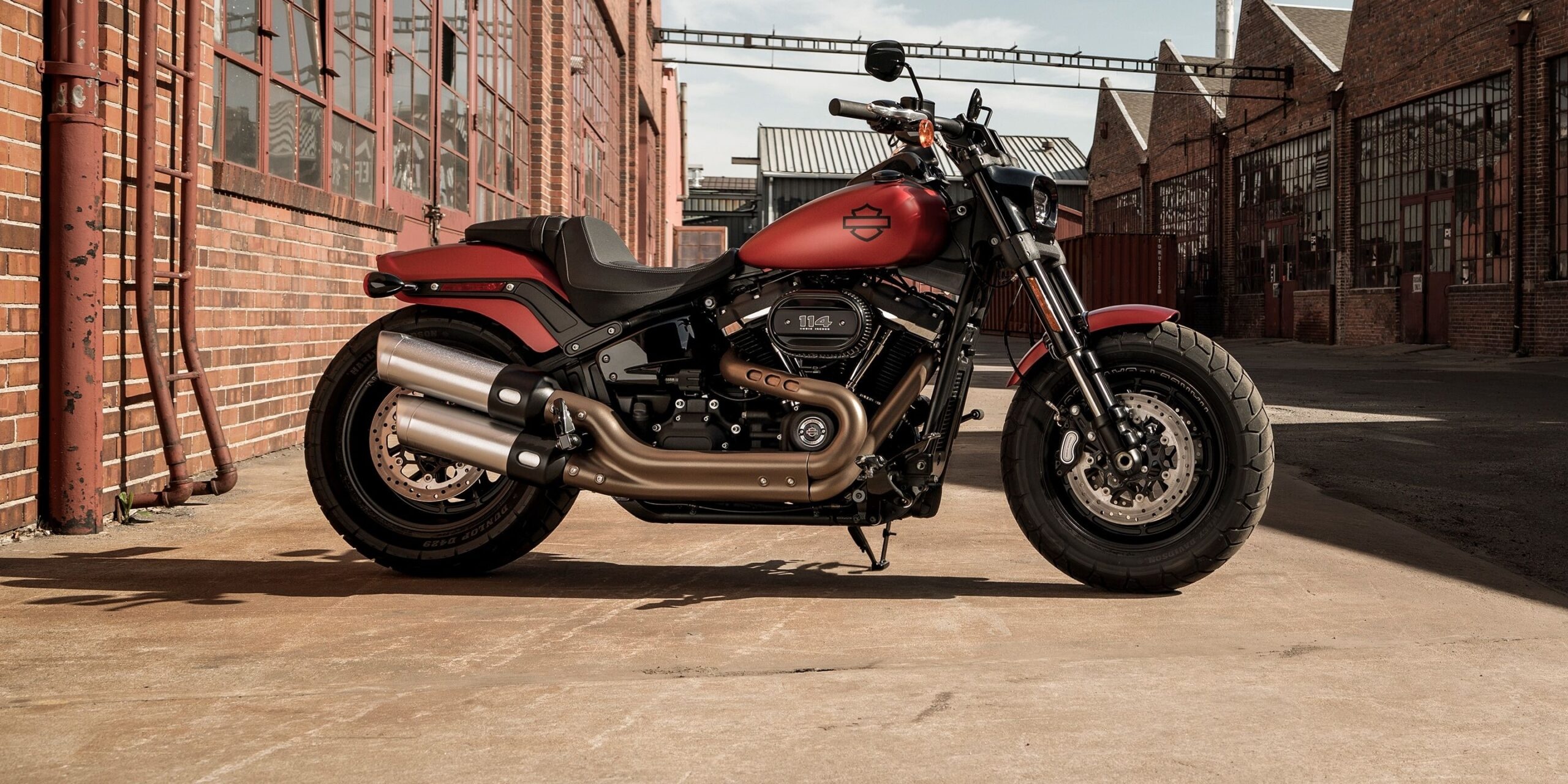 Harley-Davidson Fat Bob 114, Harley Davidson Fat Bob, Pickootech, 2560x1280 Dual Screen Desktop