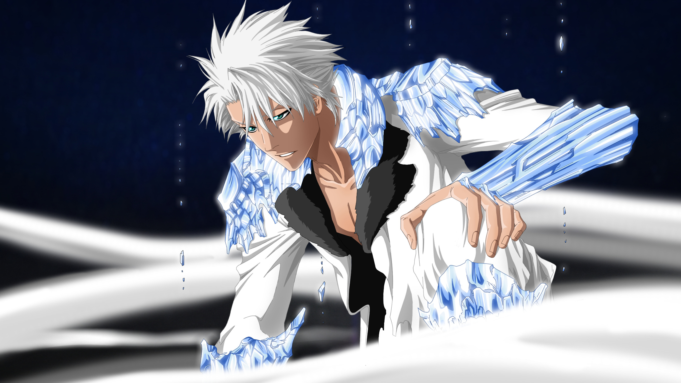 Bankai form, Hitsugaya Wallpaper, 2740x1540 HD Desktop