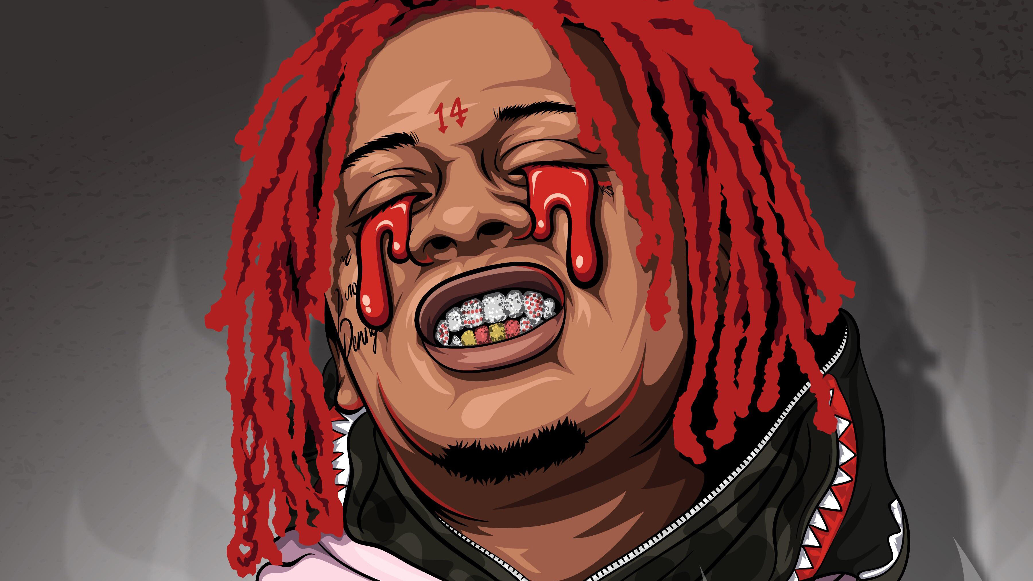 Trippie Redd, HD music wallpapers, High quality images, Stunning visuals, 3600x2030 HD Desktop