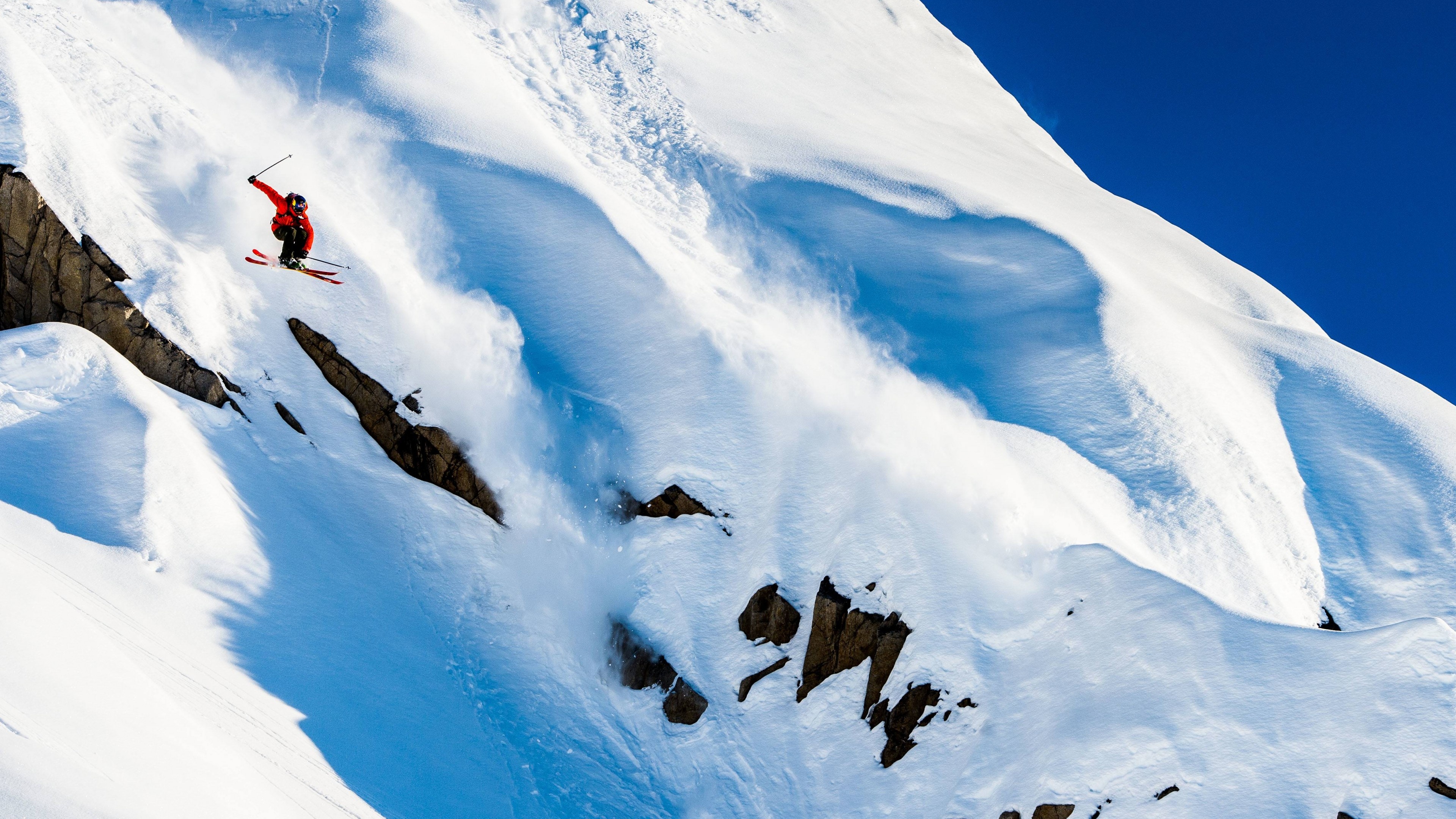 Markus Eder skiing, Days of my youth, Majestic mountains, Winter adventure, 3840x2160 4K Desktop