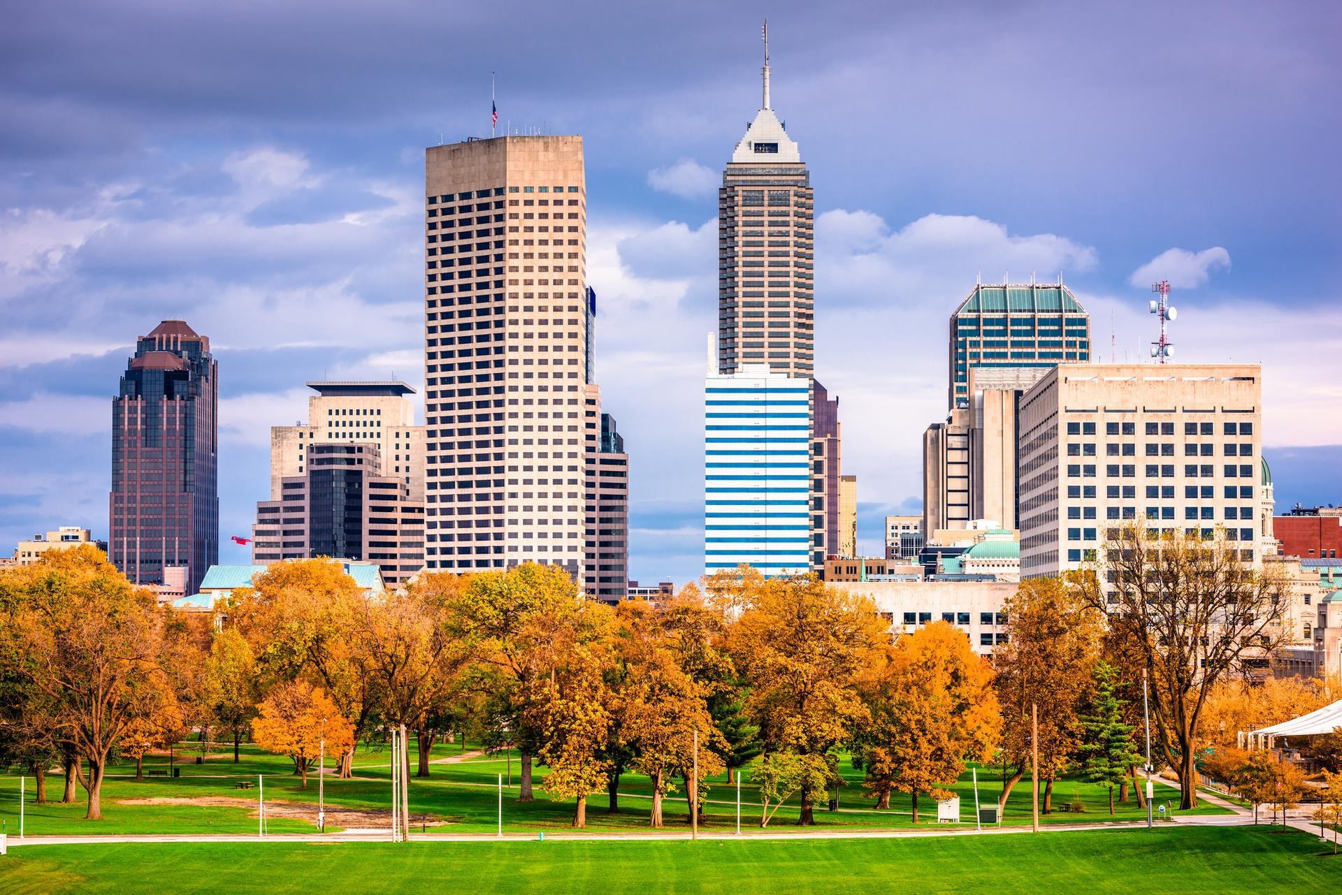 Indianapolis Skyline, Background checks, Health Street, Indianapolis reputation, 1920x1290 HD Desktop