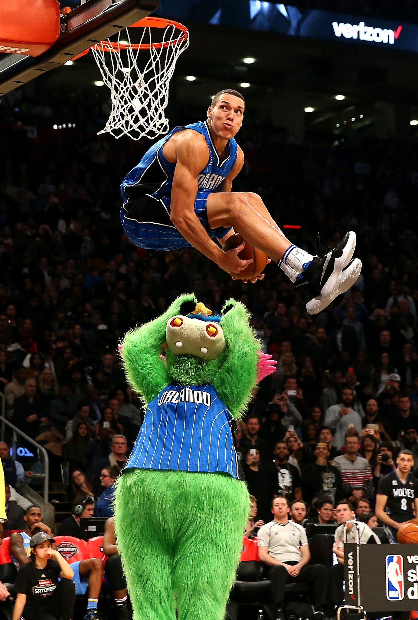 Aaron Gordon, Stuff the Magic Dragon, NBA Slam Dunk Contest, HD Phone wallpaper
