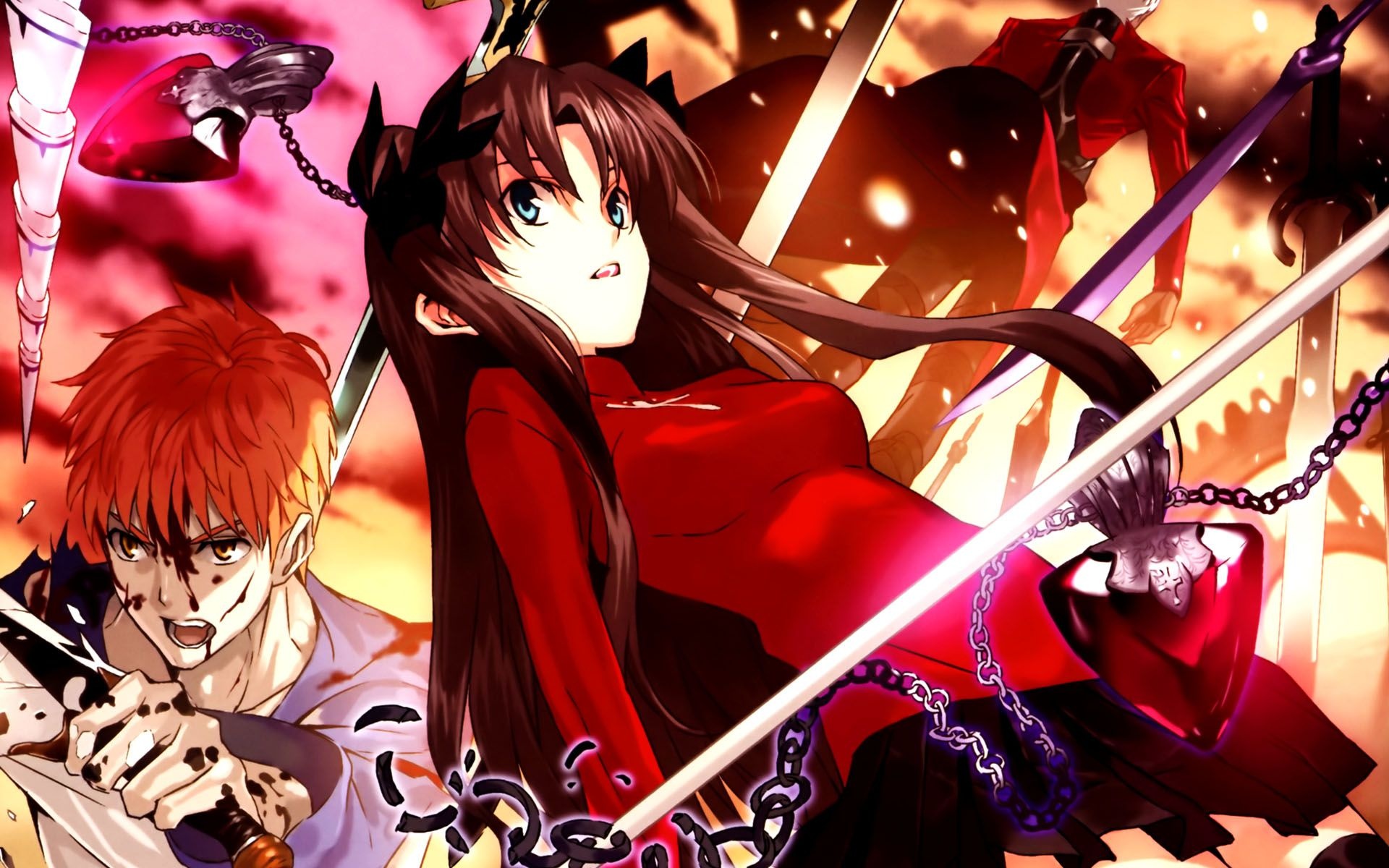 Fate/stay night: Unlimited Blade Works, Pin on fate stay night, Memorable battle scenes, Legendary franchise, 1920x1200 HD Desktop