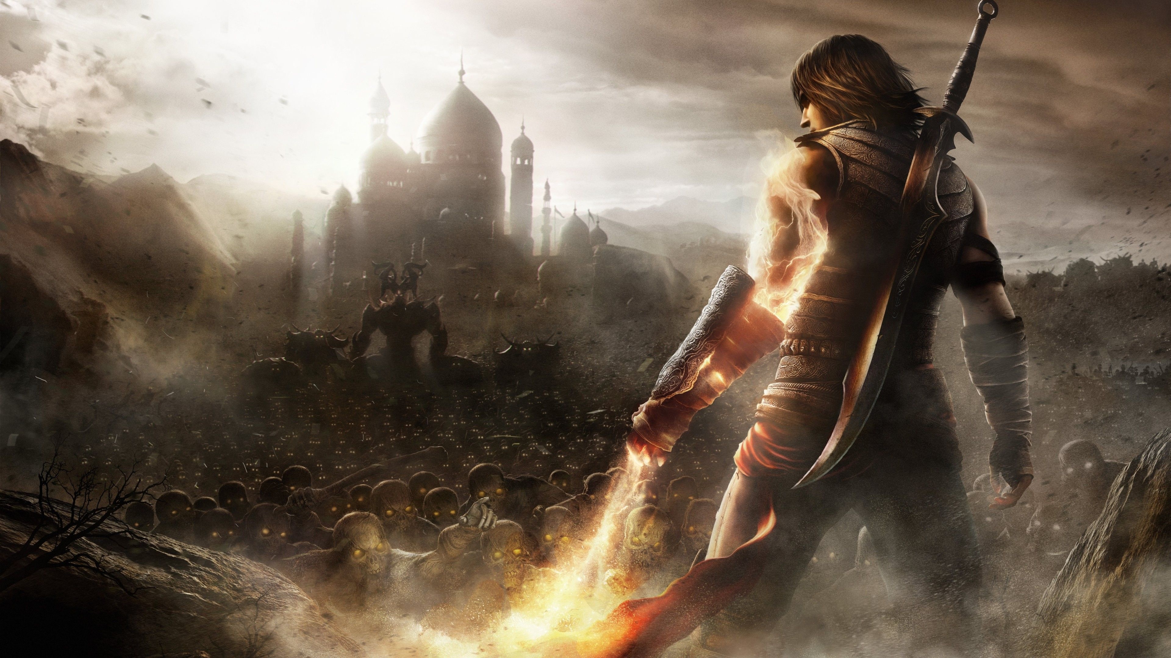 Prince of Persia: The Forgotten Sands, The Prince, Sand monster horde, 4K Desktop wallpaper