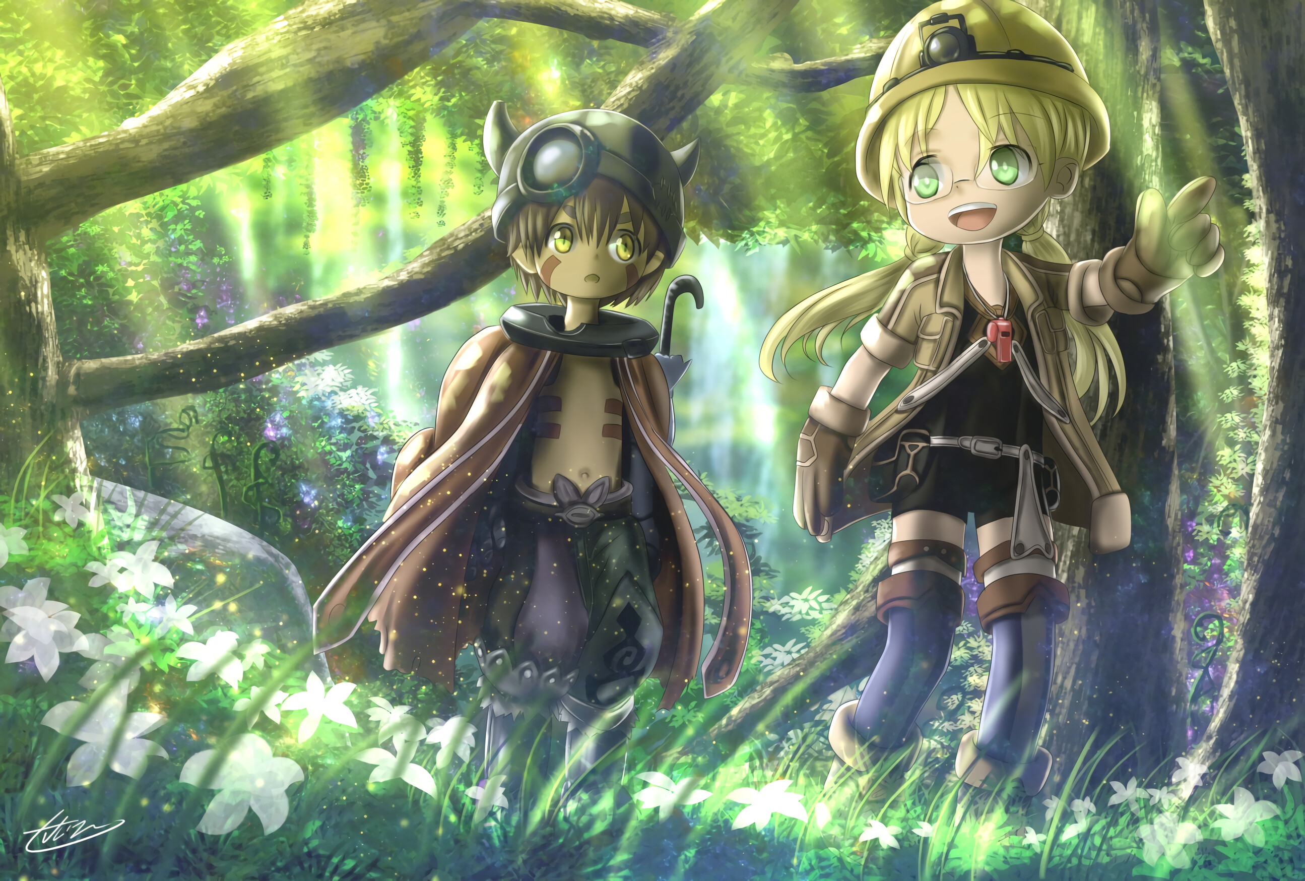 Made in Abyss (TV Series), Top free backgrounds, 2590x1750 HD Desktop