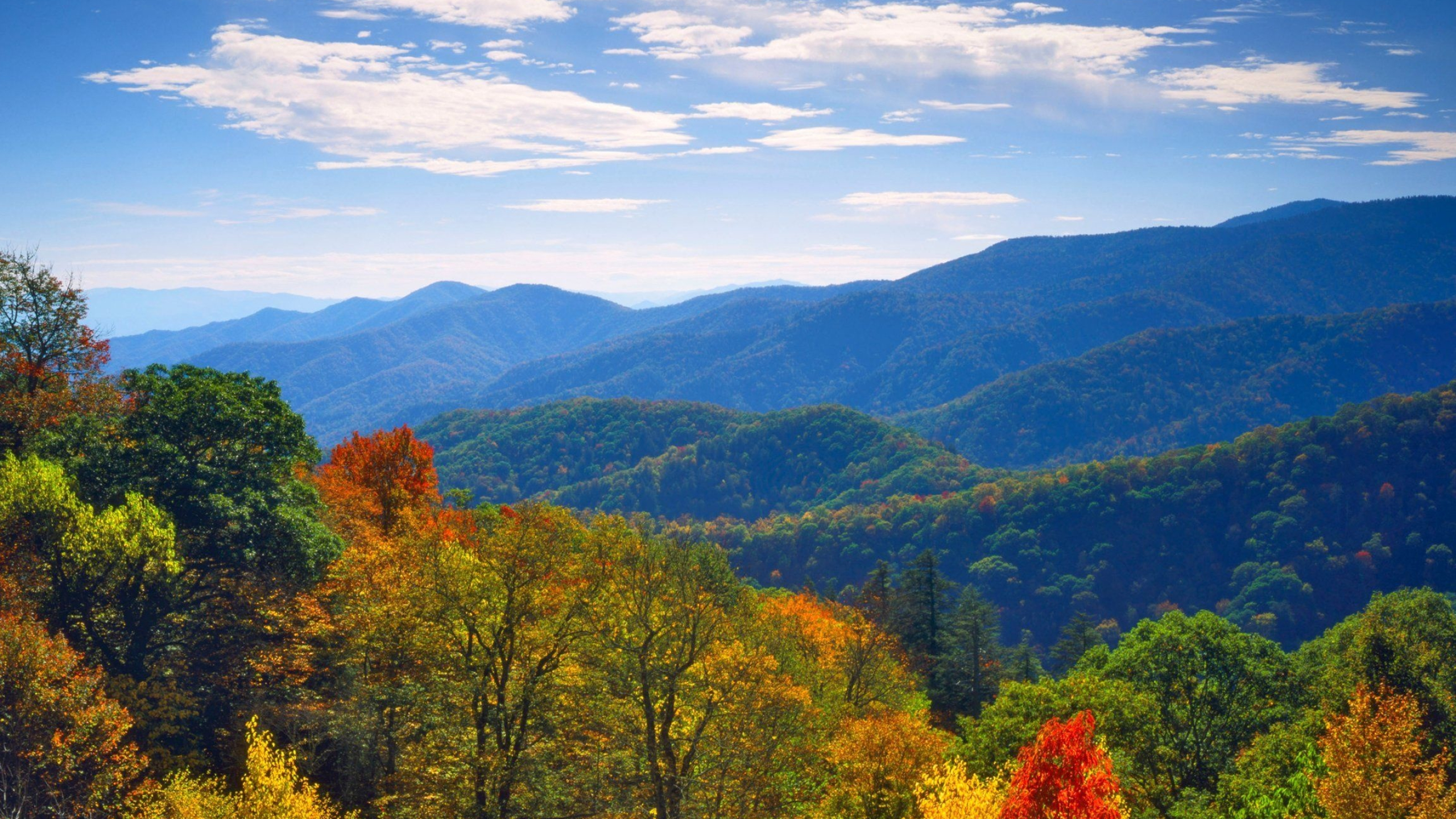 Smoky Mountains, 4K wallpapers, Stunning visuals, Immersive experience, 2560x1440 HD Desktop