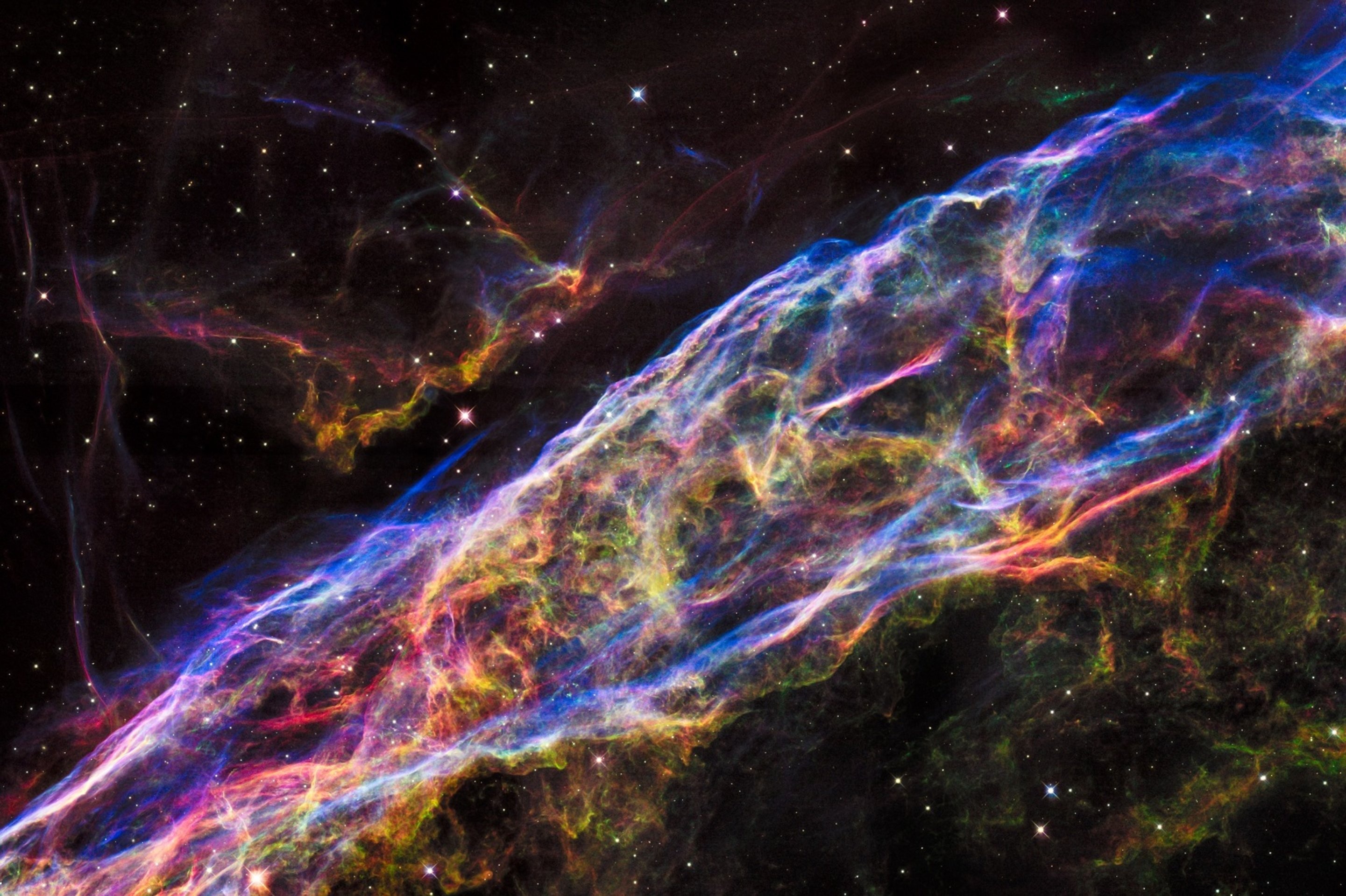 Veil Nebula, Hubble Wallpaper, 2890x1920 HD Desktop