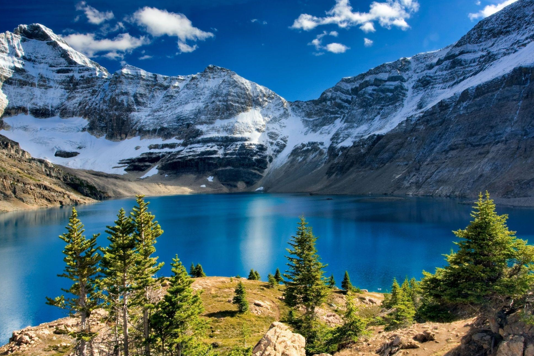 Yoho National Park, Mountain Lakes Wallpaper, 2160x1440 HD Desktop