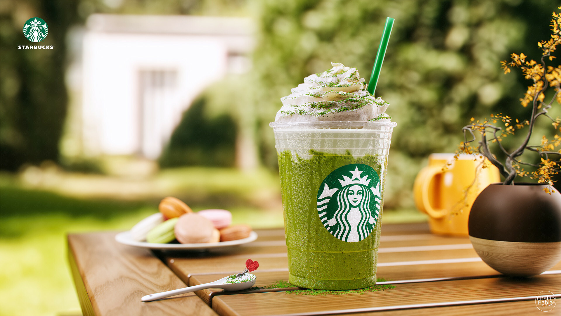 Matcha Frappuccino, Starbucks Wallpaper, 1920x1090 HD Desktop