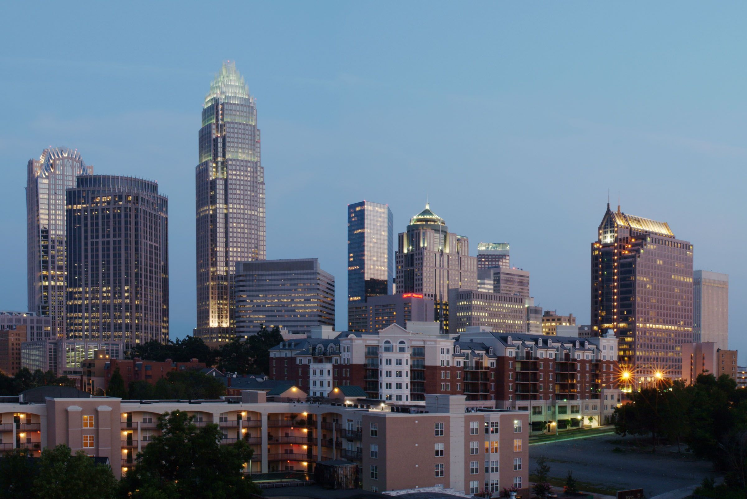 Charlotte NC Skyline, Travels, Places Around, 2400x1610 HD Desktop