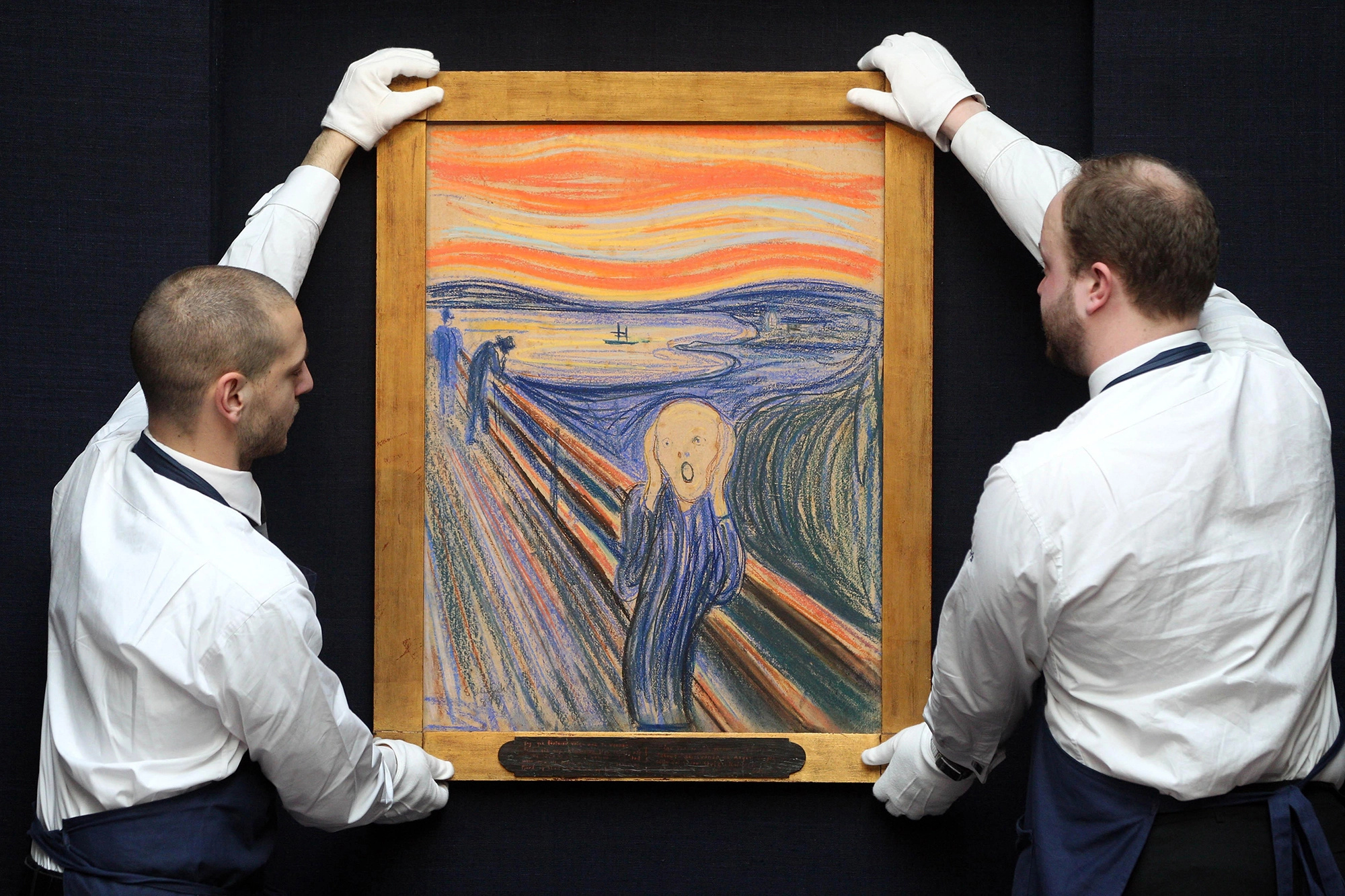 The Scream, hidden details, madman message, artistic symbolism, 2000x1340 HD Desktop