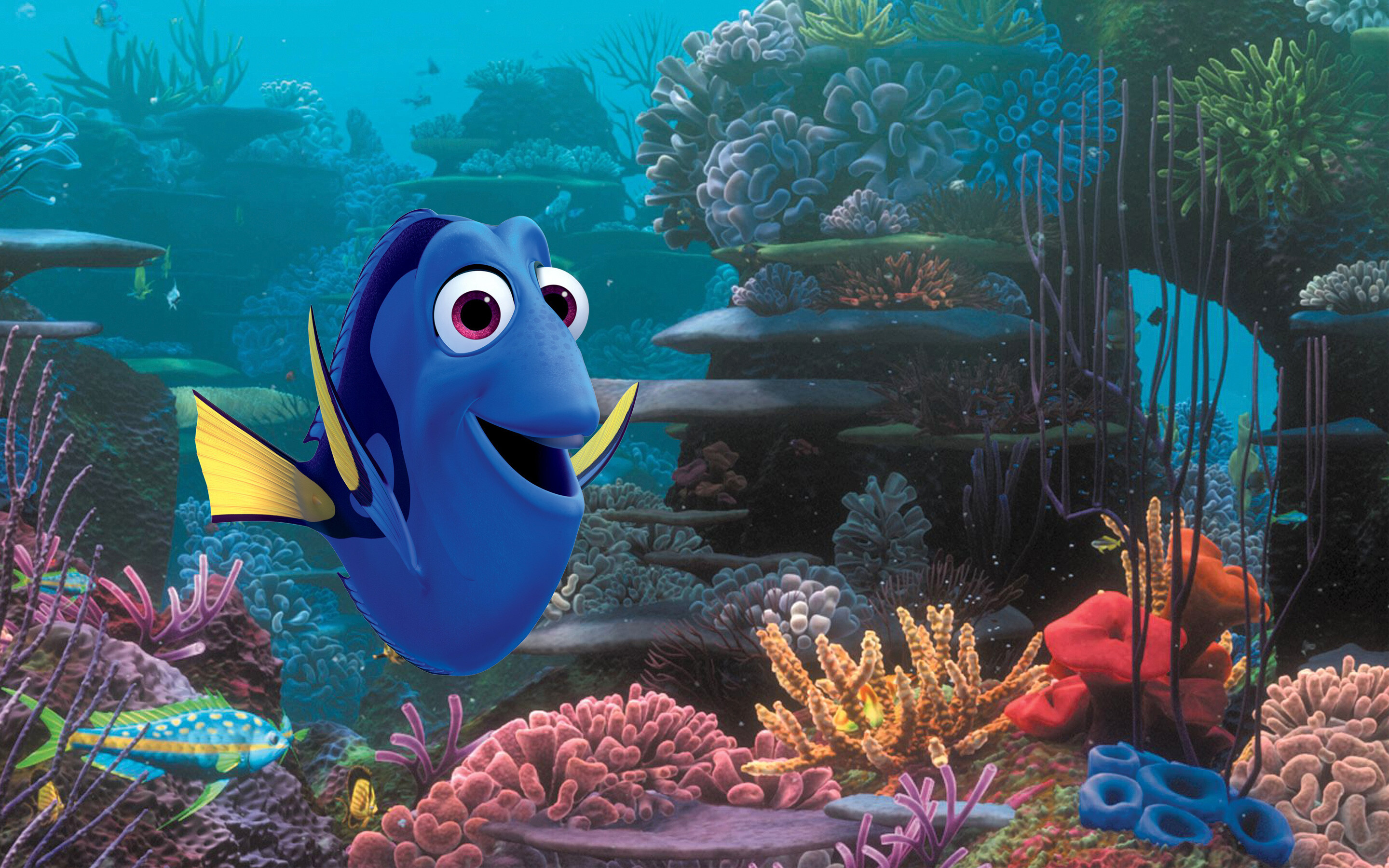 Finding Dory, Stunning 4K visuals, Engaging storyline, Enchanting animation, 2880x1800 HD Desktop