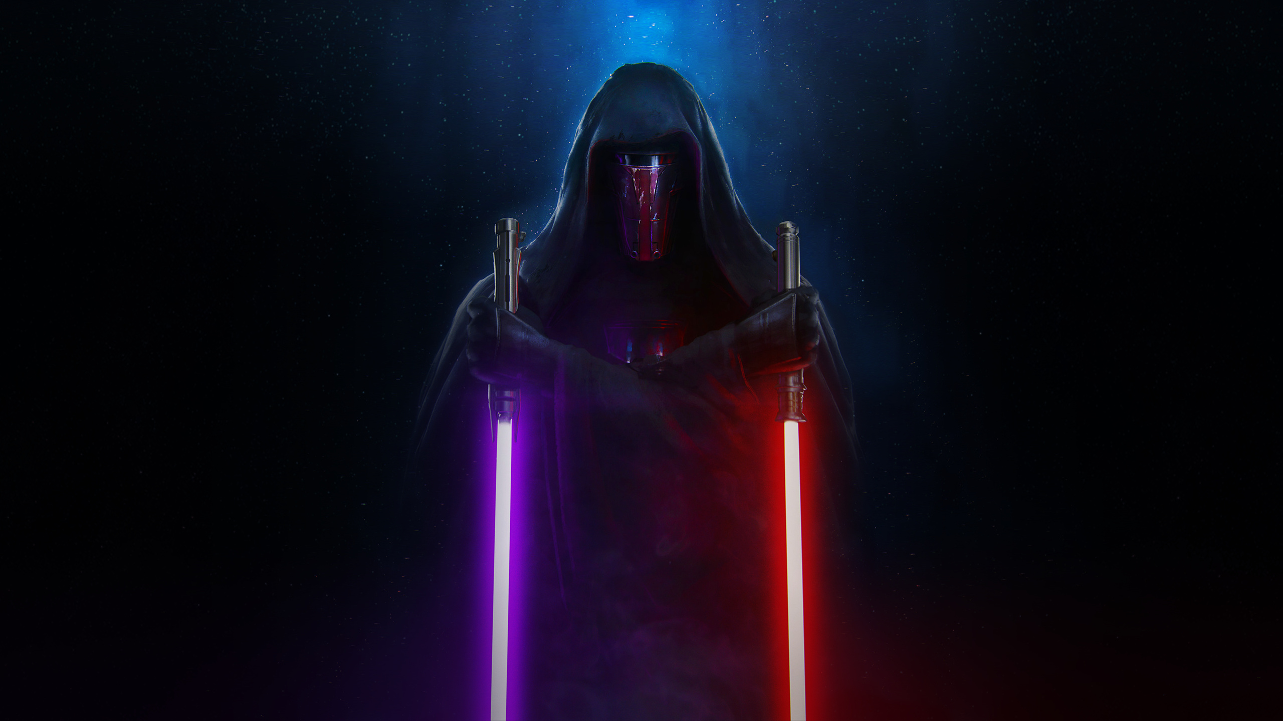 Darth Revan, Star Wars character, Wallpaper collection, Fan artwork, 2560x1440 HD Desktop