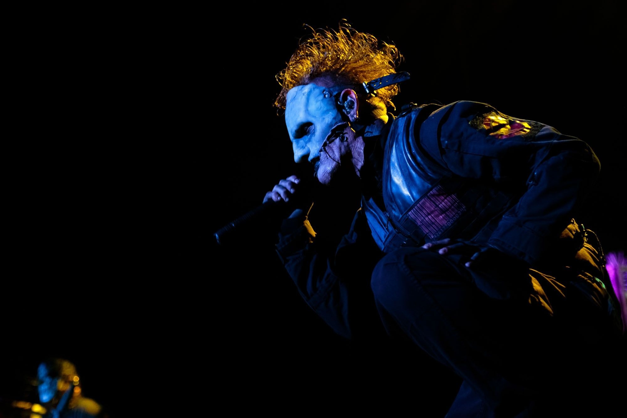Corey Taylor, Slipknot concert, stage microphone, HD Desktop wallpaper