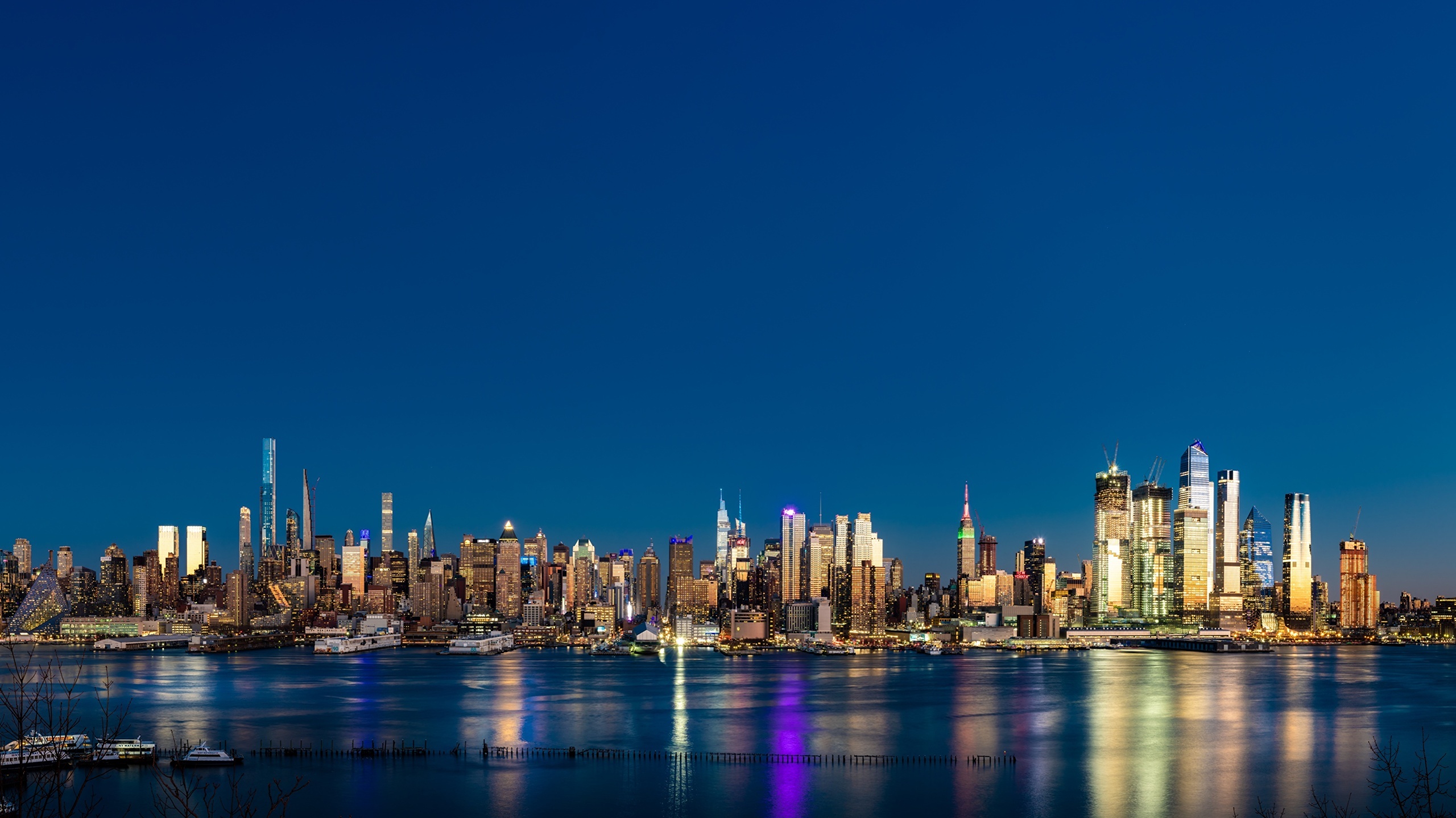 New York Skyline, Iconic Landmarks, City of Dreams, Sky-high Marvels, 2560x1440 HD Desktop