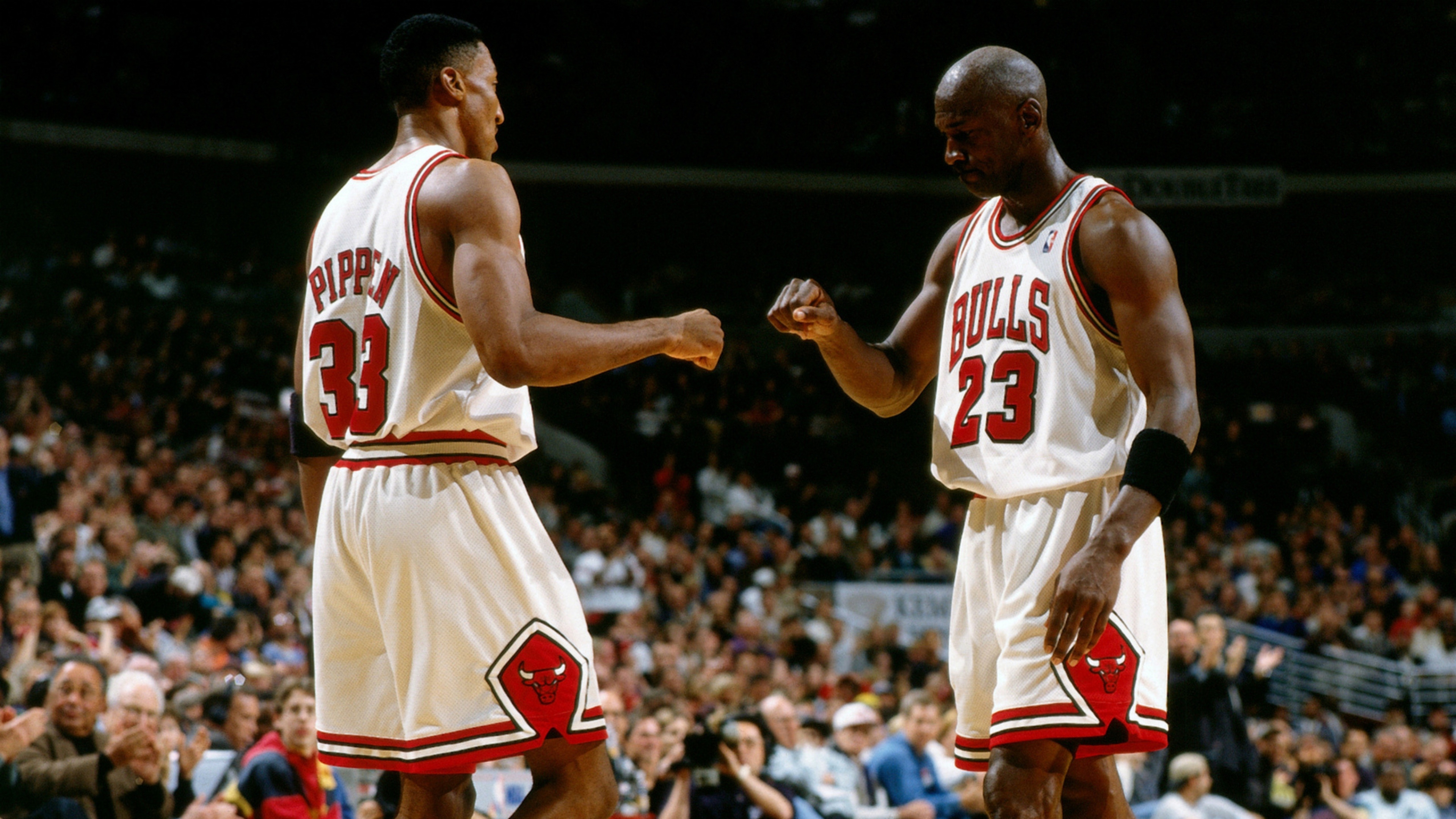 Michael Jordan and Scottie Pippen, Chicago Bulls Wallpaper, 3840x2160 4K Desktop