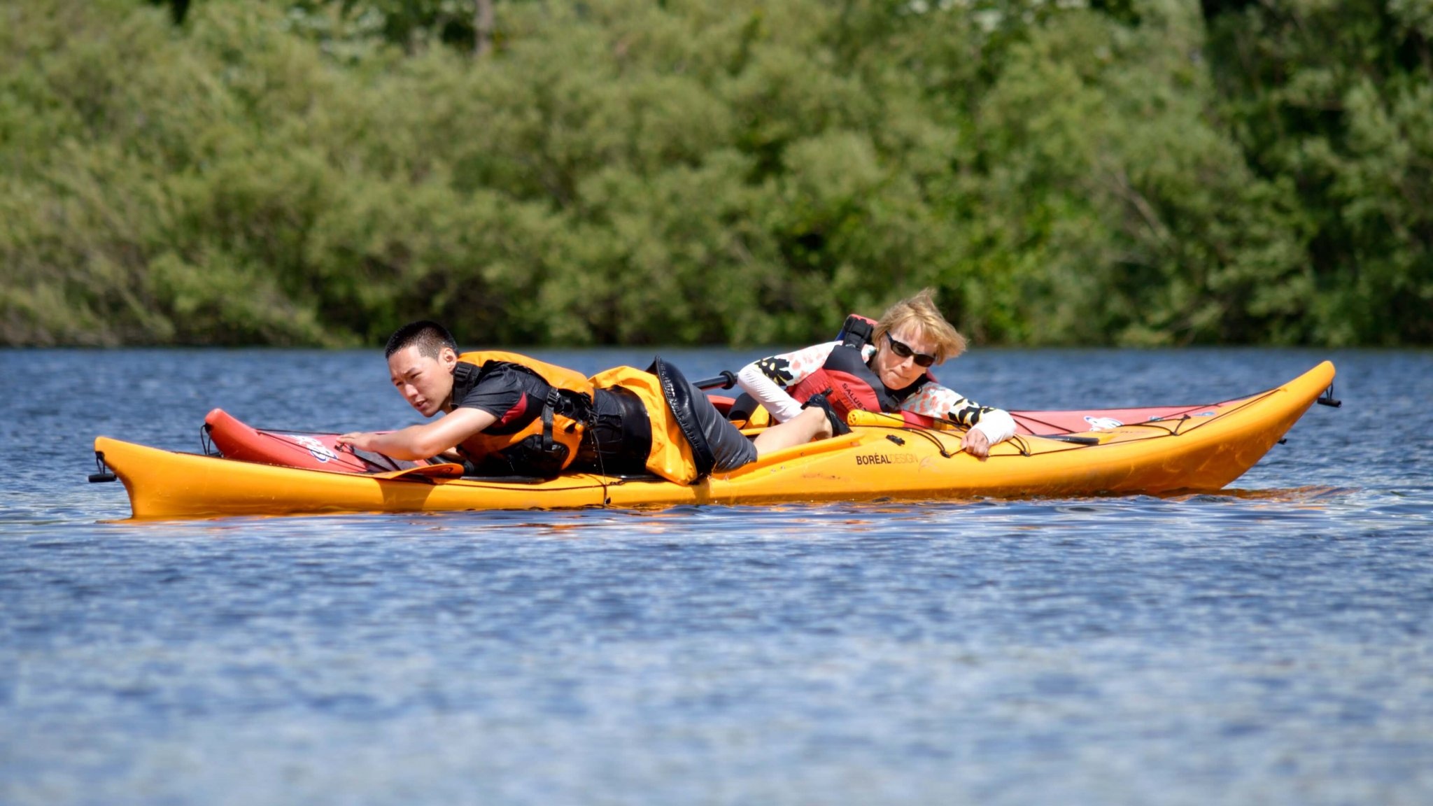 Private kayak lessons, Ontario's waterways, Sea kayak center, Paddling expertise, 2050x1160 HD Desktop