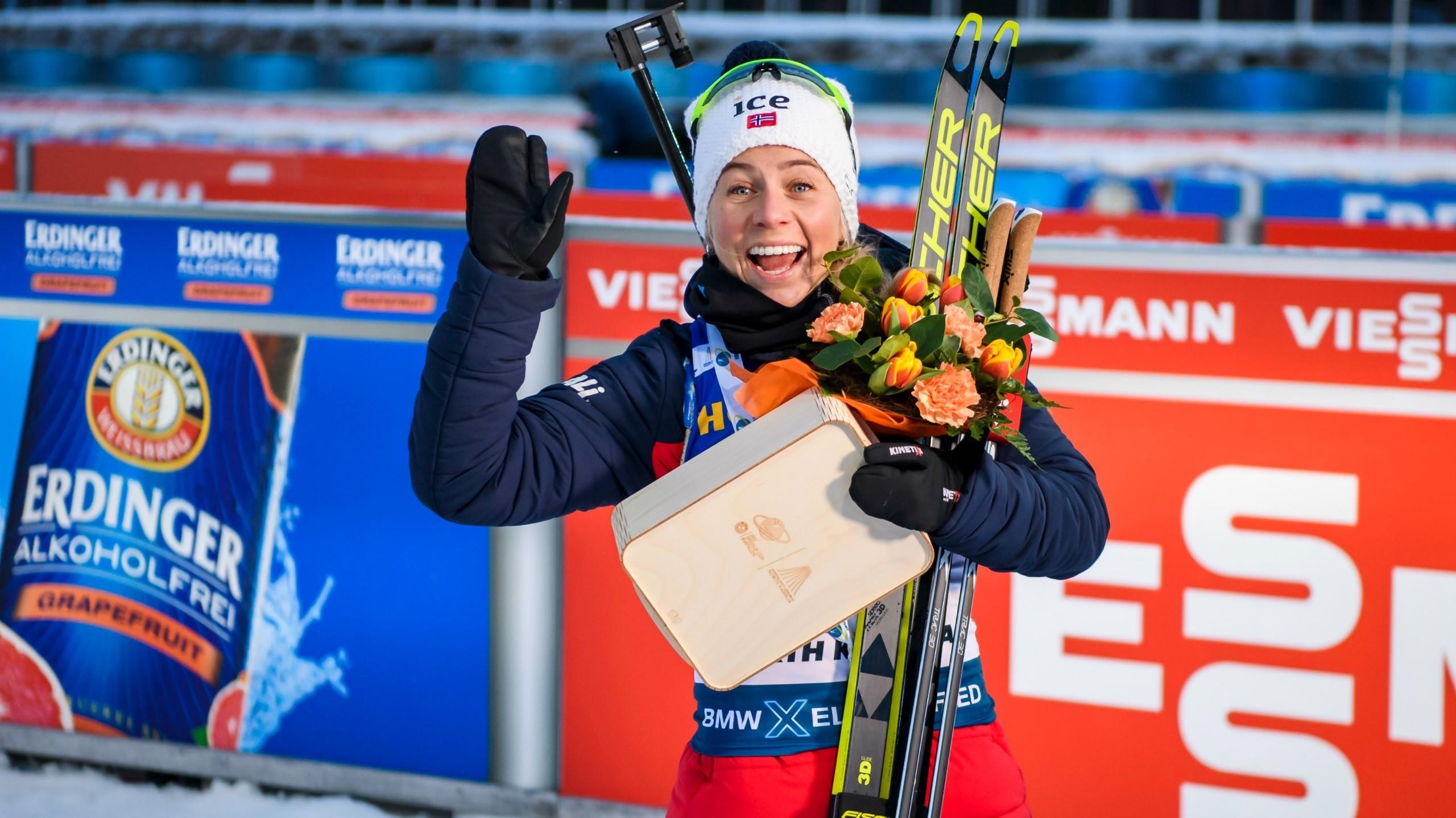 Kontiolahti 2021, Tiril Eckhoff Wallpaper, 2560x1440 HD Desktop