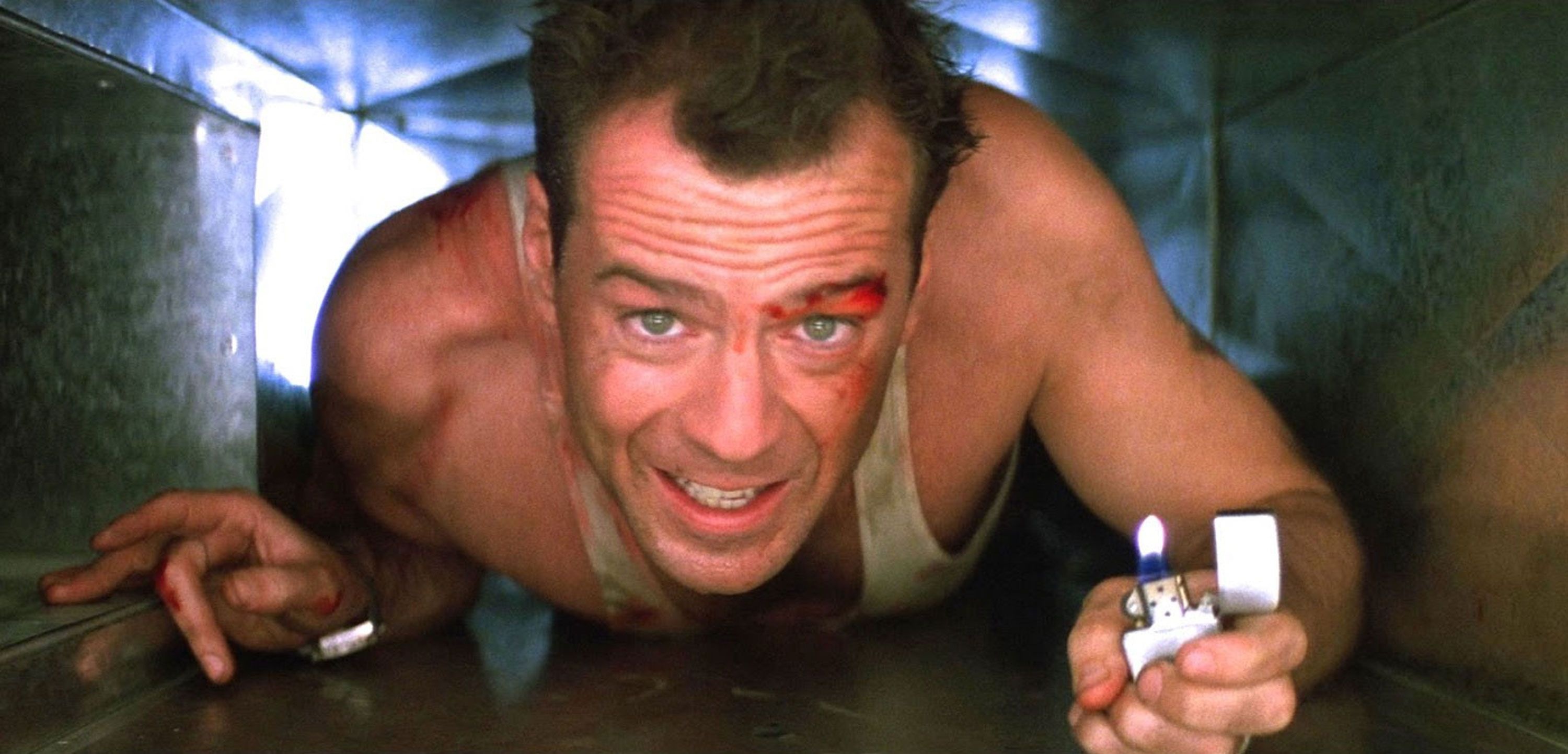 Die Hard franchise, Legendary hero, Fierce battles, Unforgettable moments, 3000x1450 Dual Screen Desktop