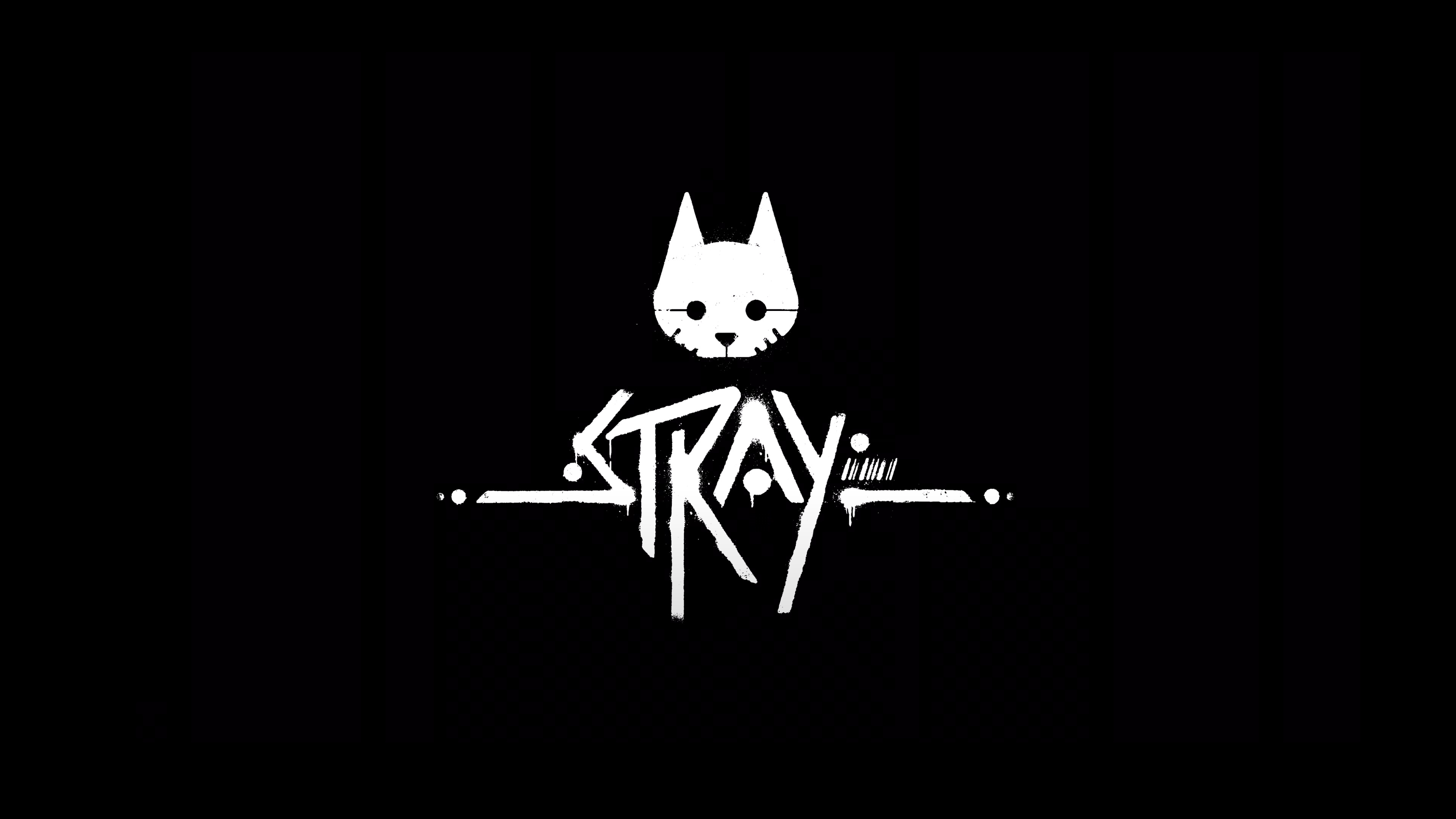 Monochrome, Stray (Game) Wallpaper, 3840x2160 4K Desktop