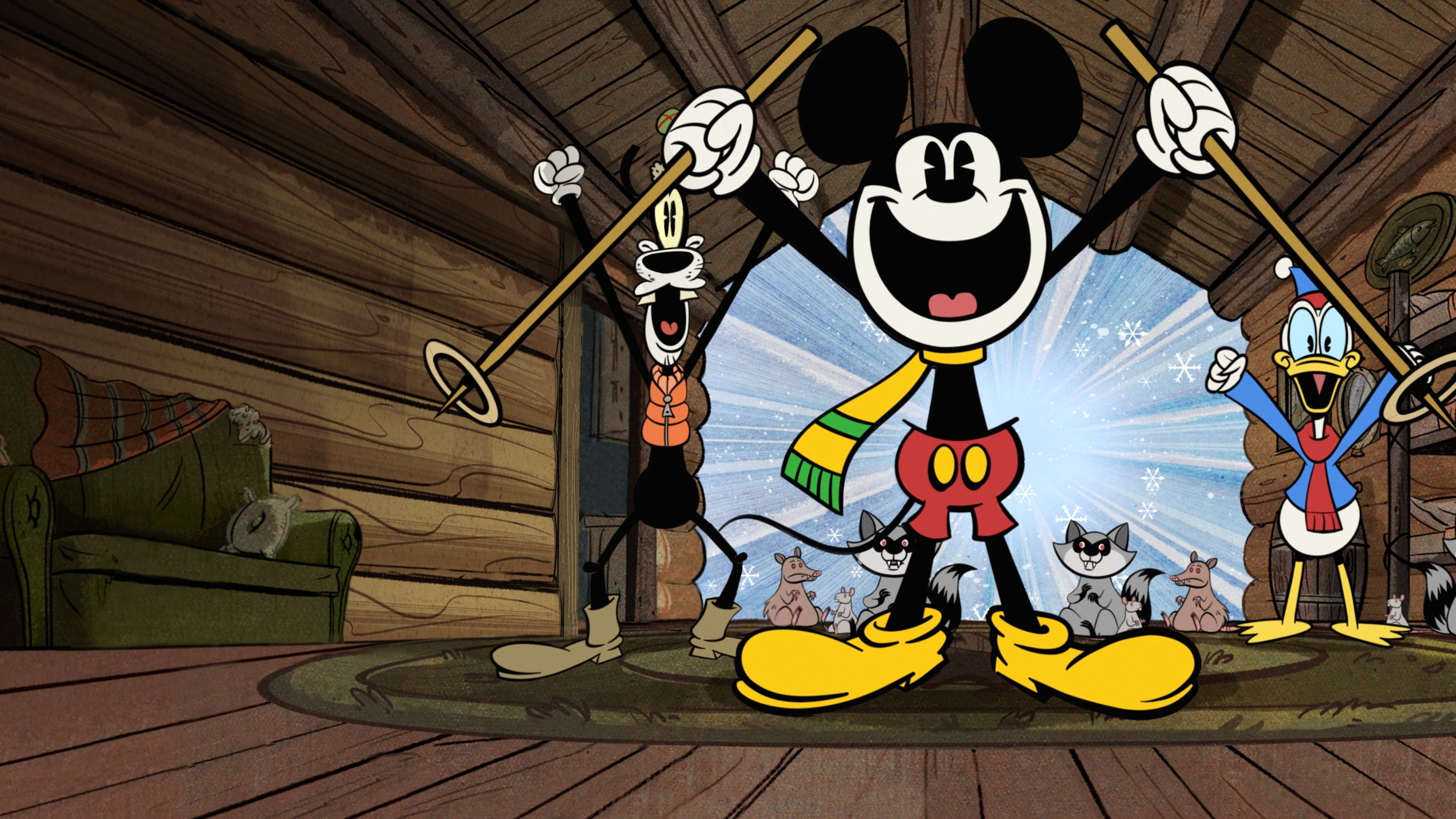 The Wonderful Winter of Mickey Mouse, Mickey Mouse Wallpaper, 3840x2160 4K Desktop