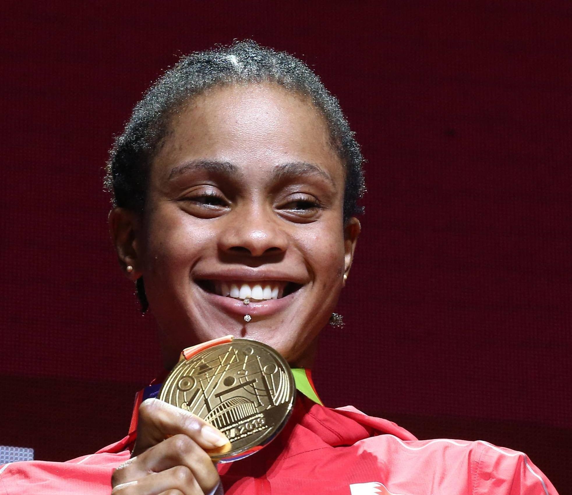 Gold medal, Salwa Eid Naser Wallpaper, 1970x1700 HD Desktop