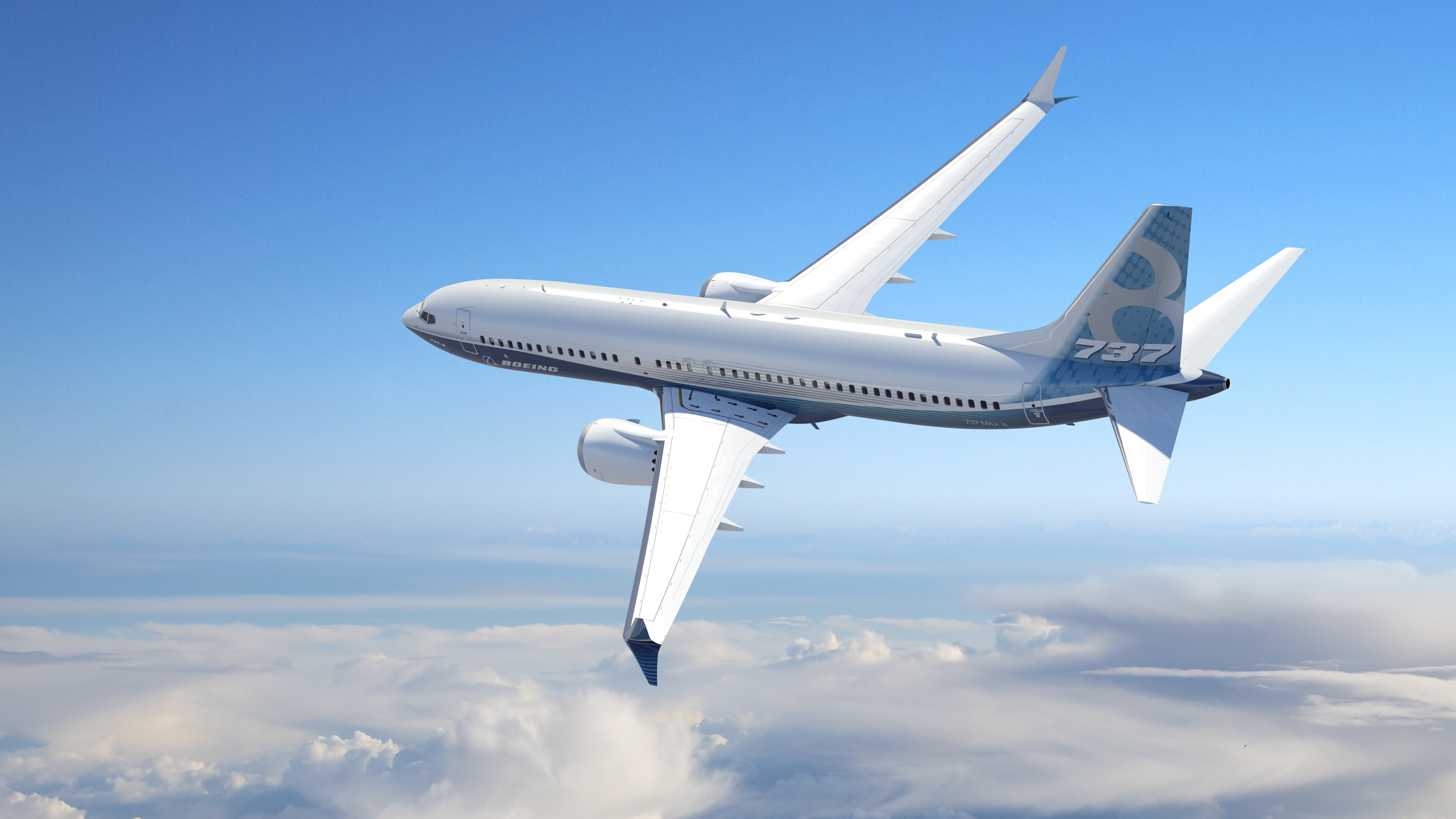 Boeing 737, Aviation photography, John Walker's collection, 3600x2030 HD Desktop