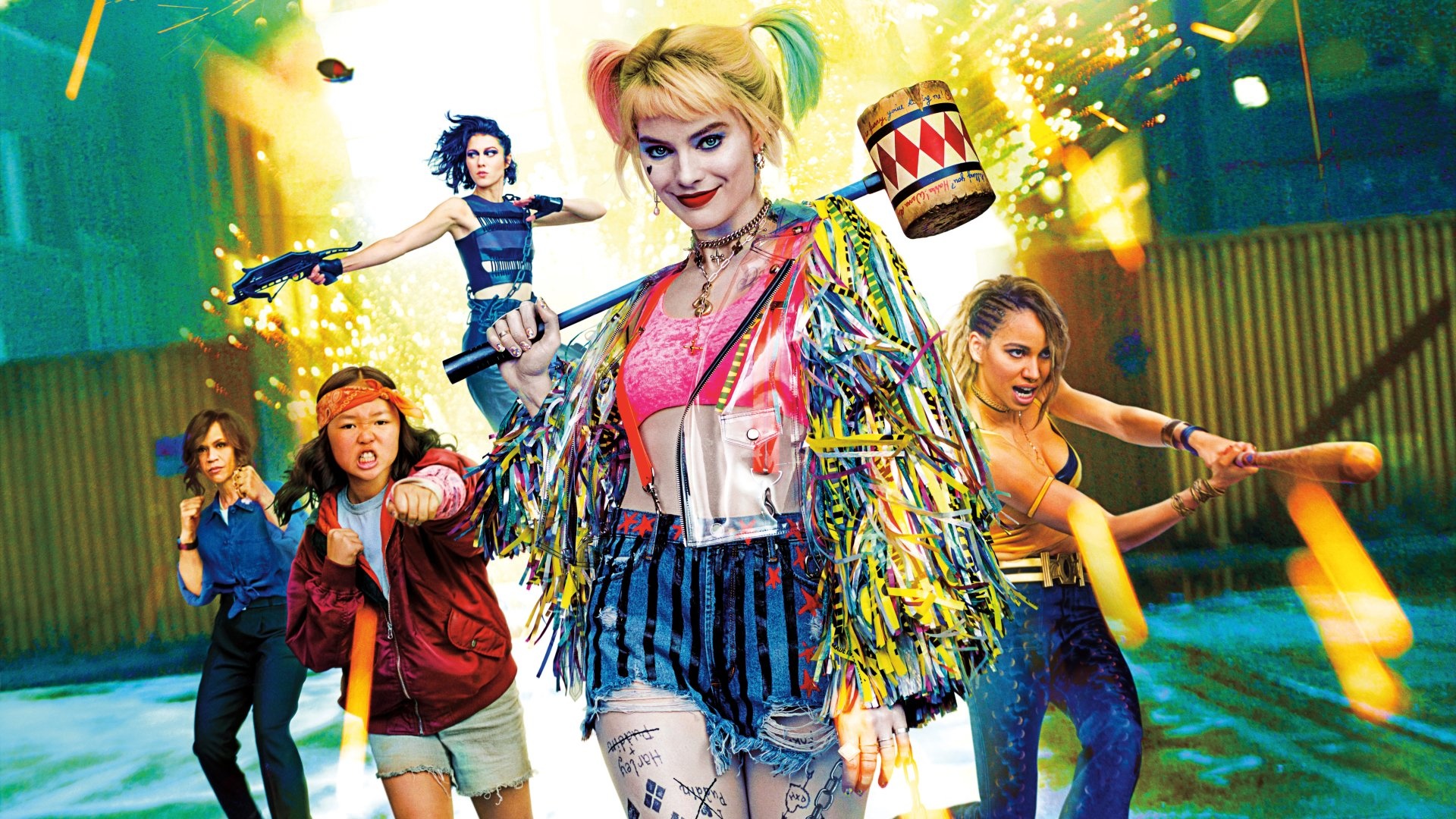 Birds of Prey movie, Margot Robbie, Jurnee Smollett Bell, Ultra HD, 1920x1080 Full HD Desktop
