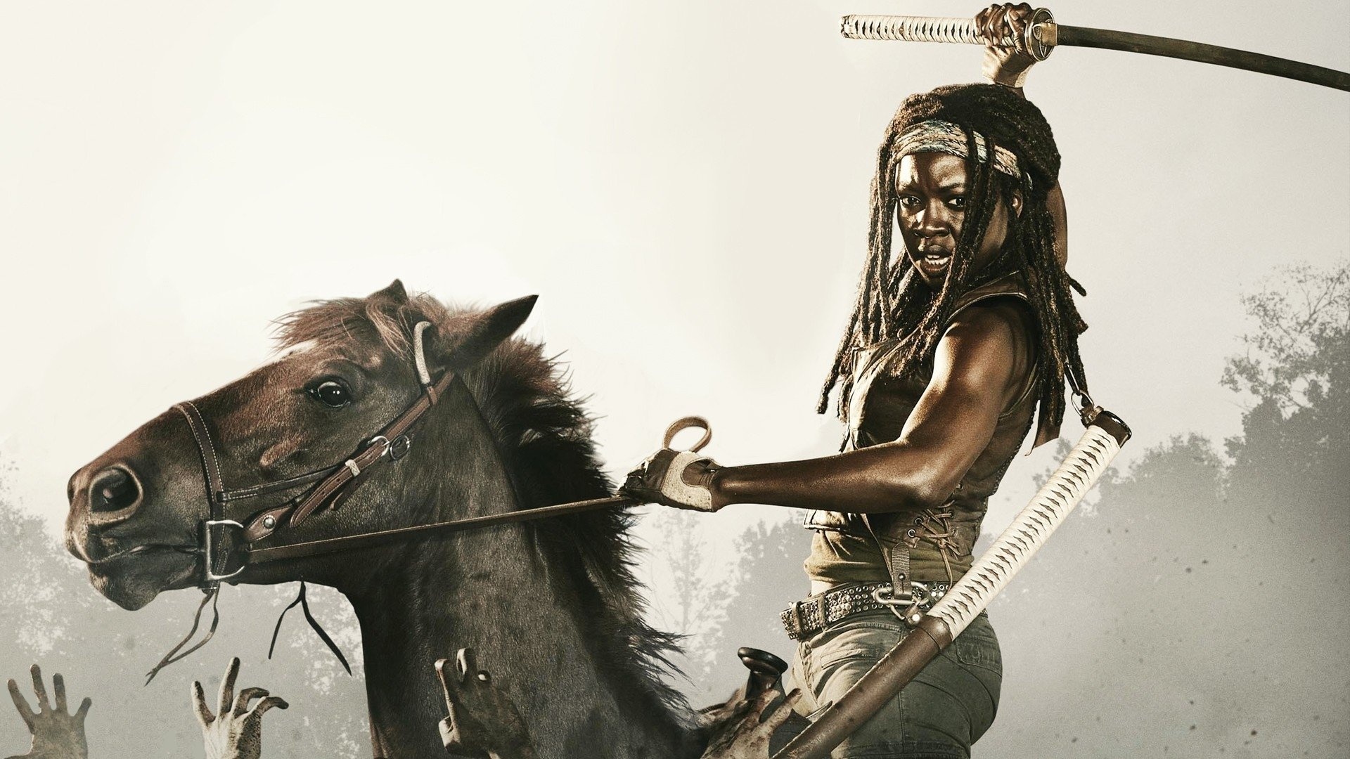Danai Gurira, HD wallpapers, Background images, 1920x1080 Full HD Desktop
