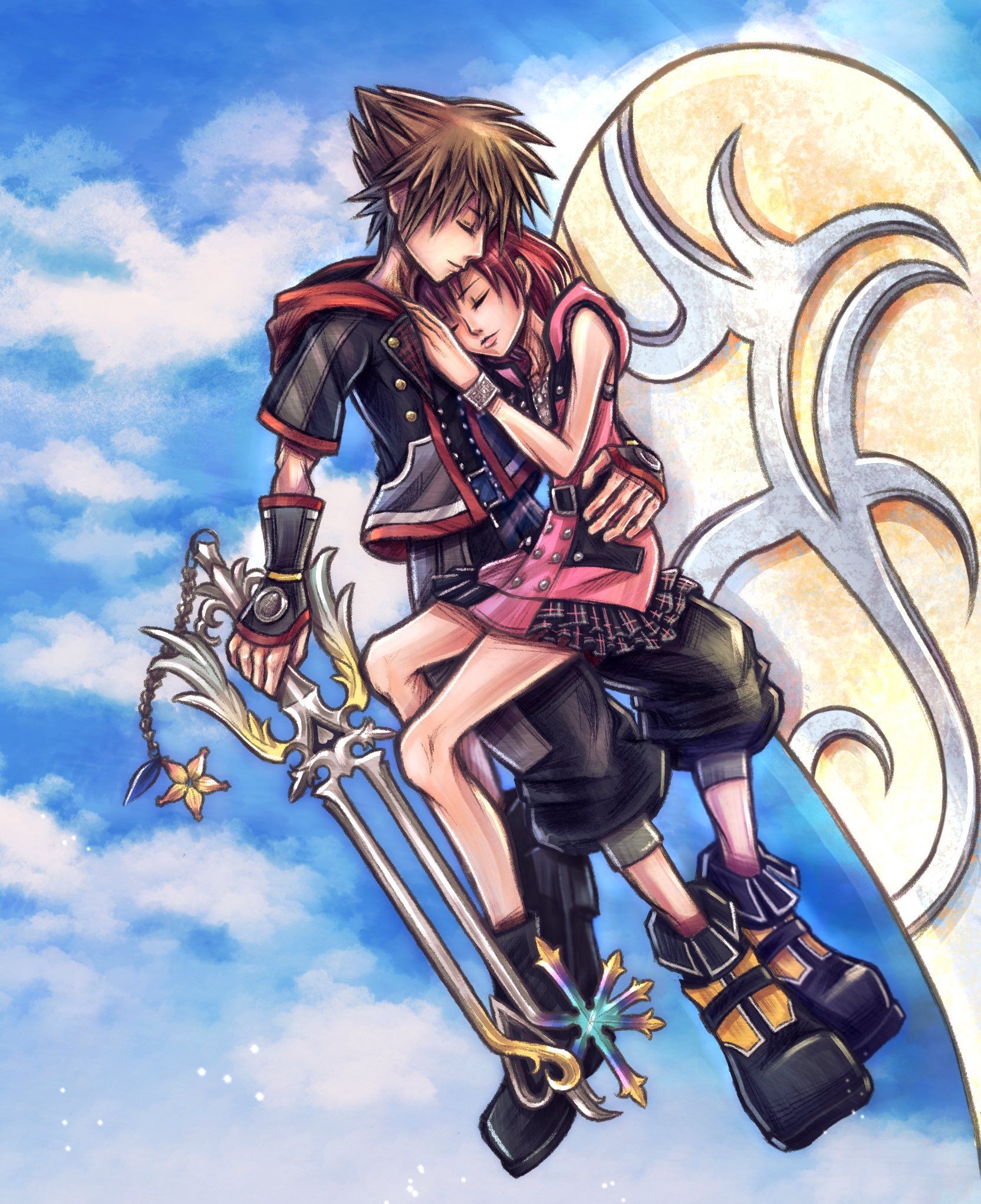Kairi kingdom hearts anime, Stunning artwork, Iconic characters, Heartwarming scenes, 1670x2050 HD Phone