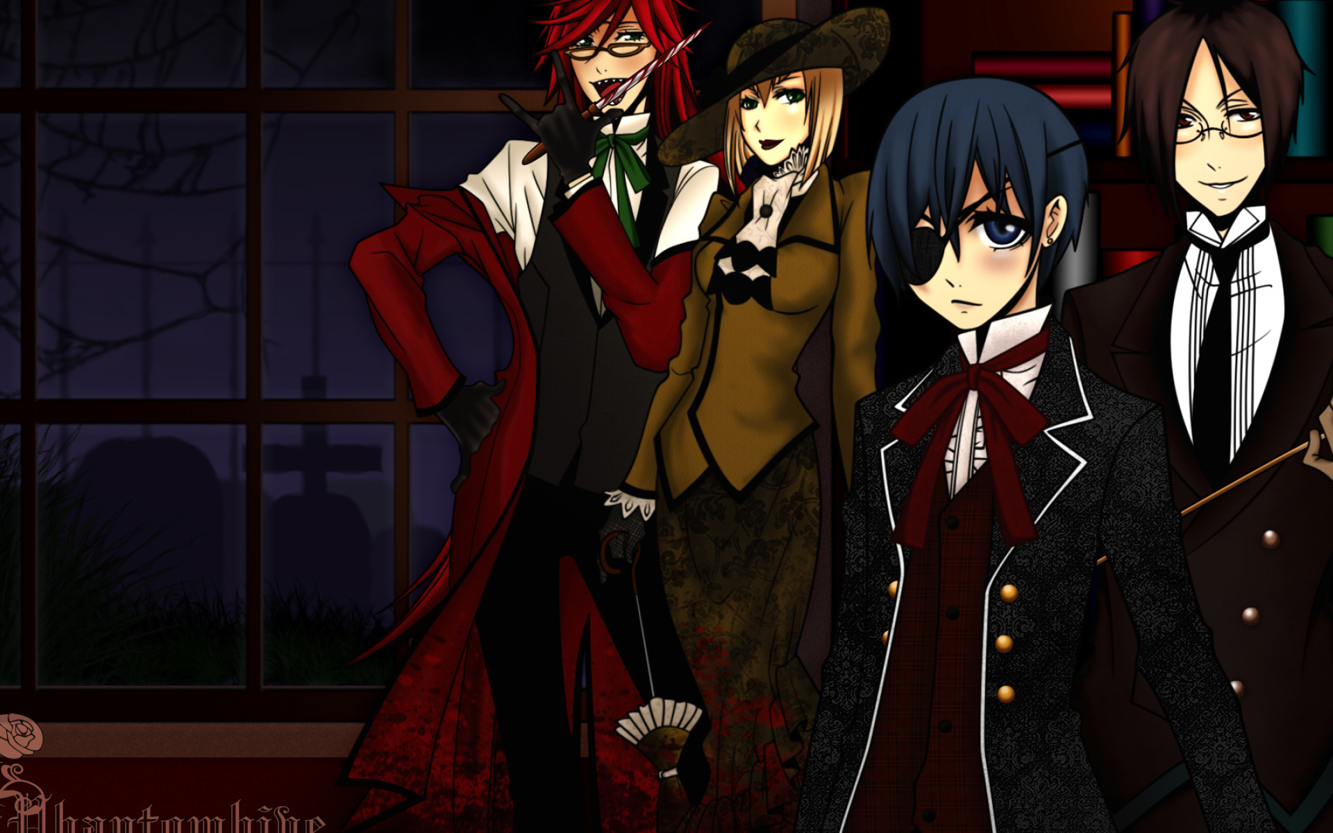 Grell Sutcliff, Wallpaper, Scan gallery, Minitokyo, 1920x1200 HD Desktop