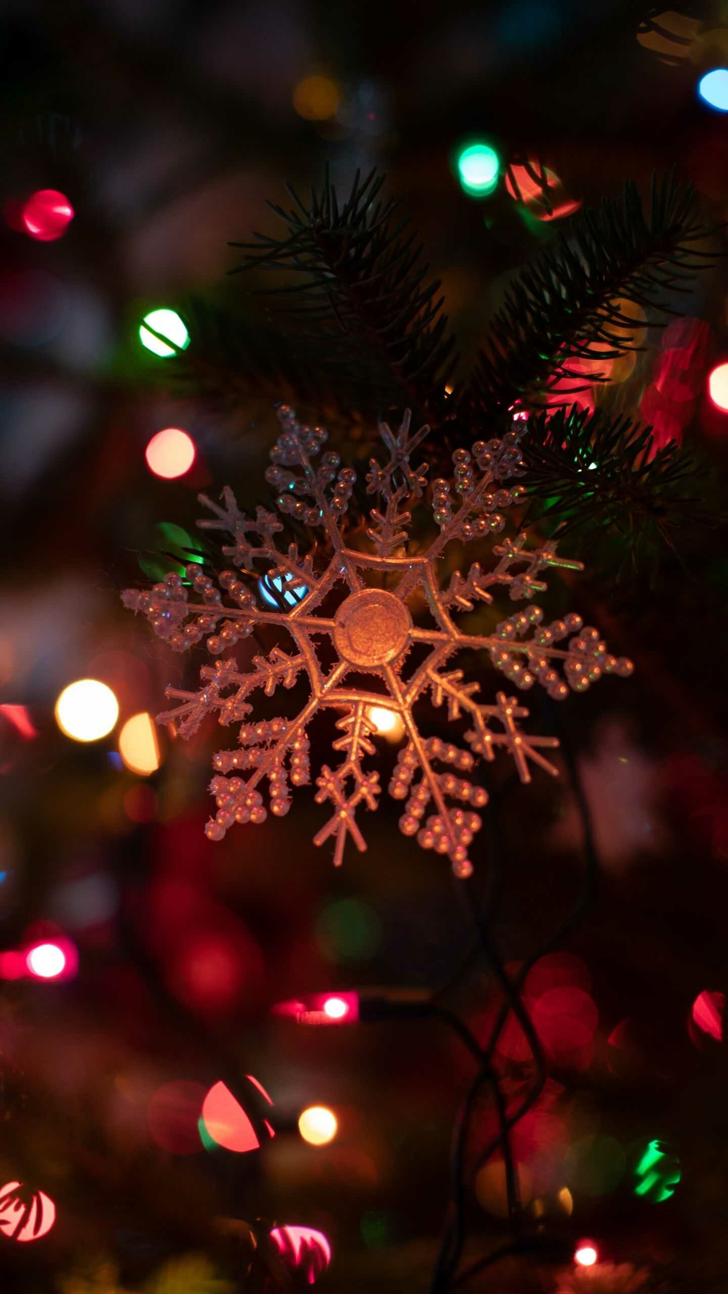 Christmas Lights, Holiday wallpaper, Magical display, Festive delight, 1440x2560 HD Phone