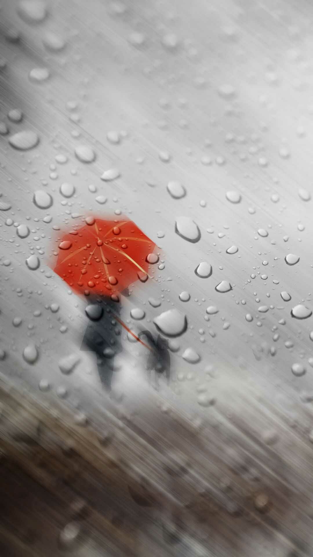 Rain, Dancing raindrops, Refreshing showers, Nature's symphony, 1080x1920 Full HD Phone