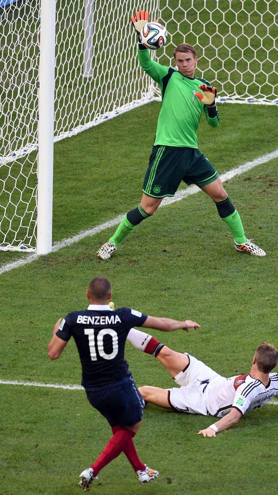 World Cup 2014 quarter-final, Goal (Sports) Wallpaper, 1080x1920 Full HD Phone