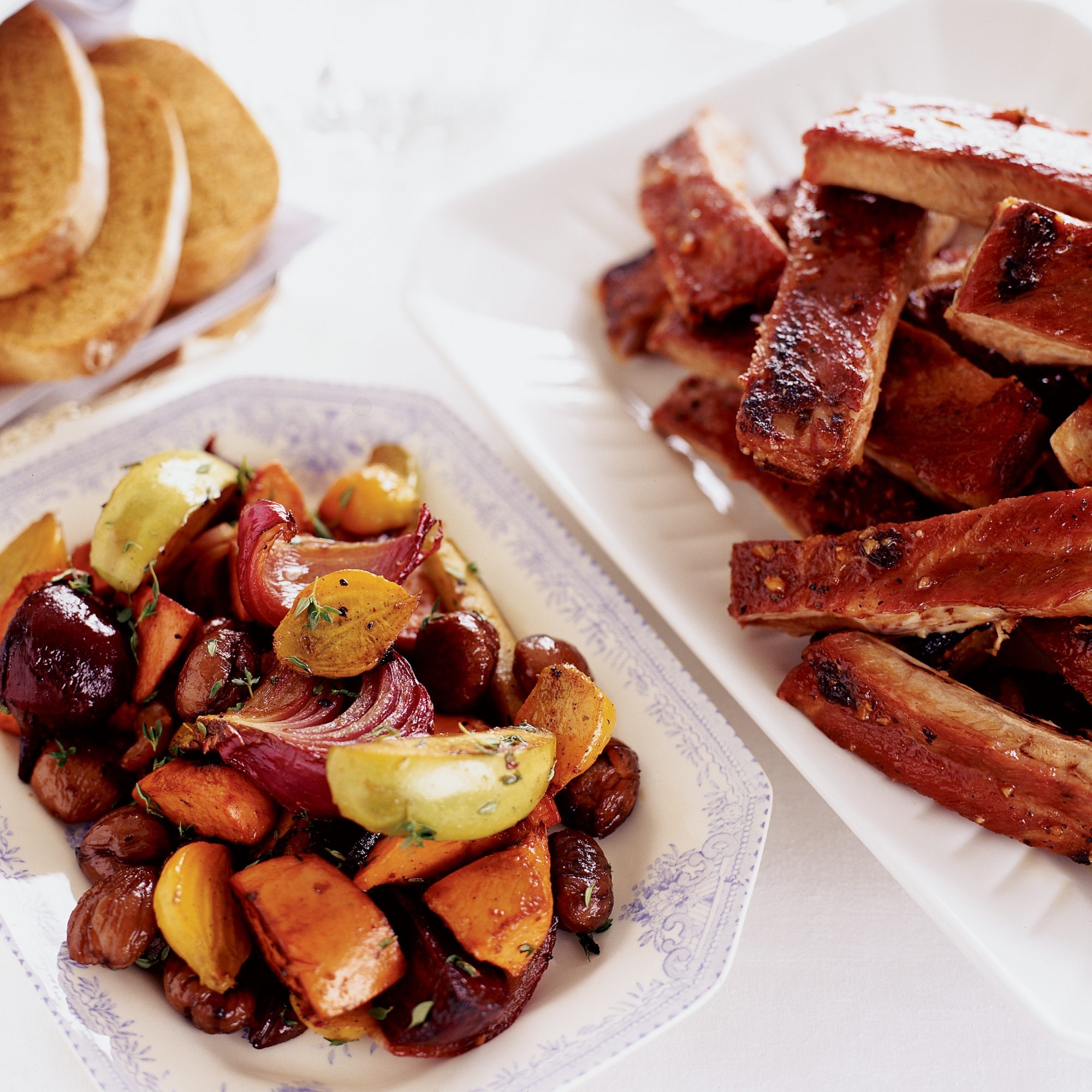 Root vegetable pan roast, Savory autumn dish, Sweet and savory combo, Delicious caramelization, 2000x2000 HD Phone