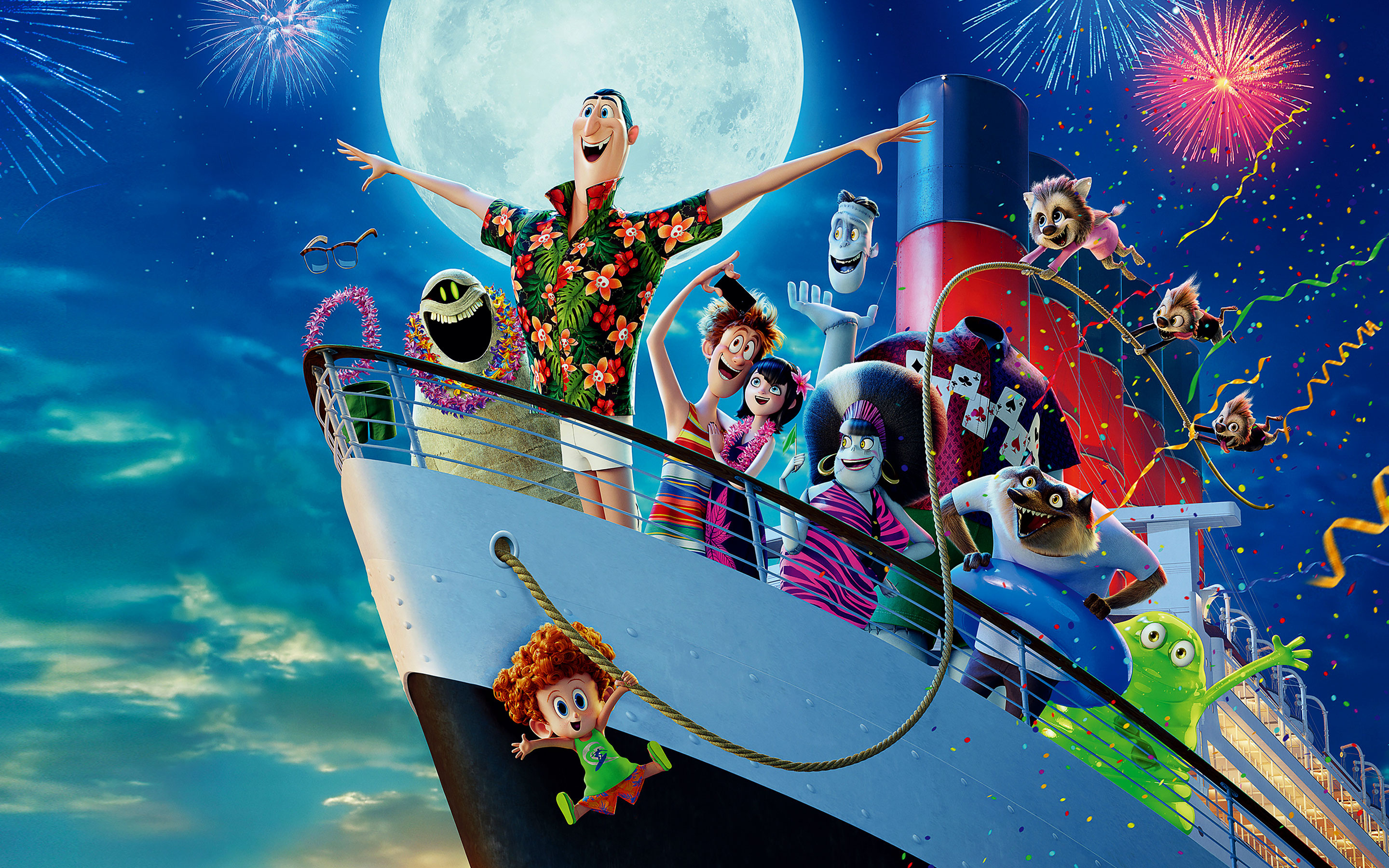 Hotel Transylvania, Transformania wallpapers, Monster transformations, Epic finale, 2880x1800 HD Desktop