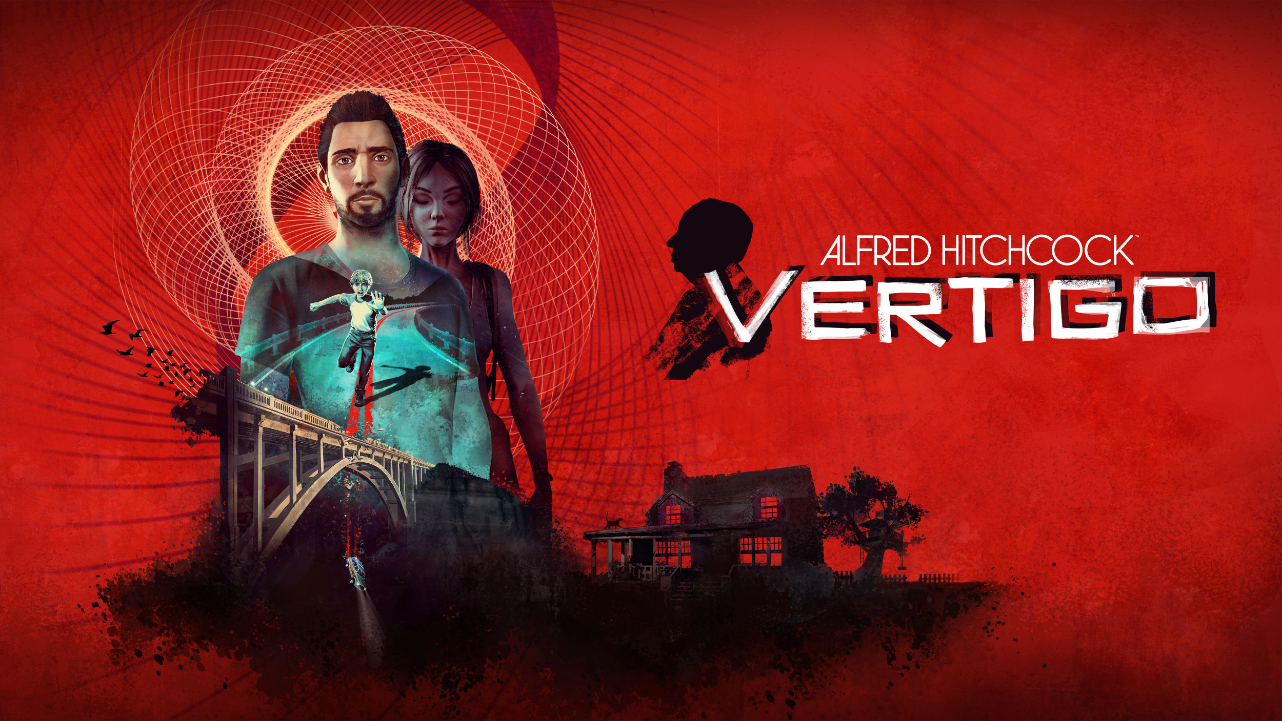 Alfred Hitchcock, Psychological thriller, Vertigo, Consoles, 2500x1410 HD Desktop