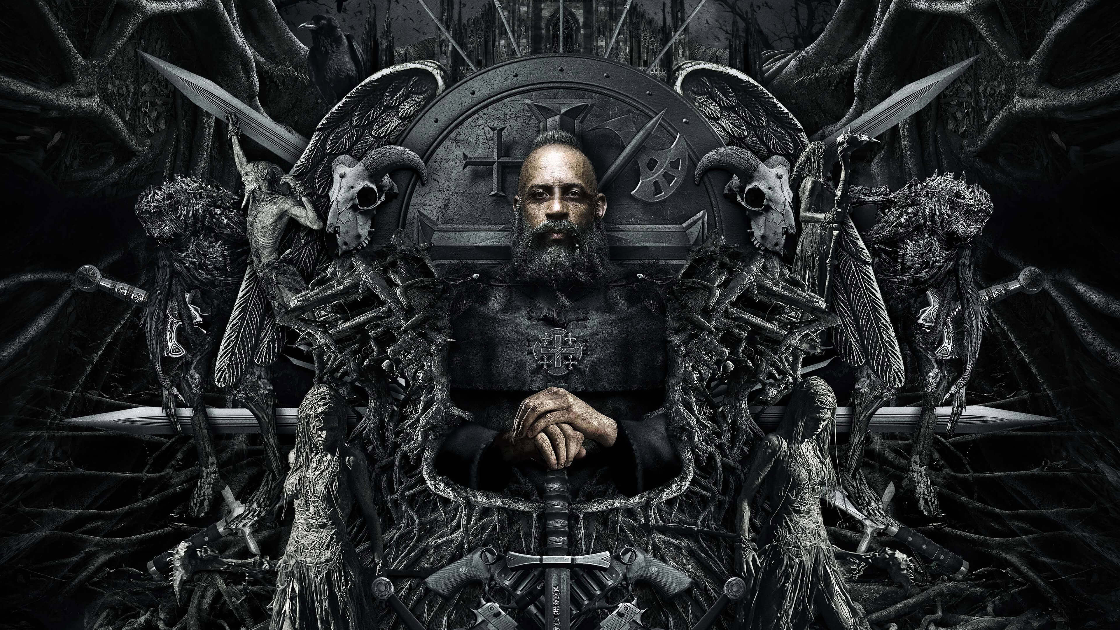The Last Witch Hunter, Movie, Posters, Dark, 3840x2160 4K Desktop