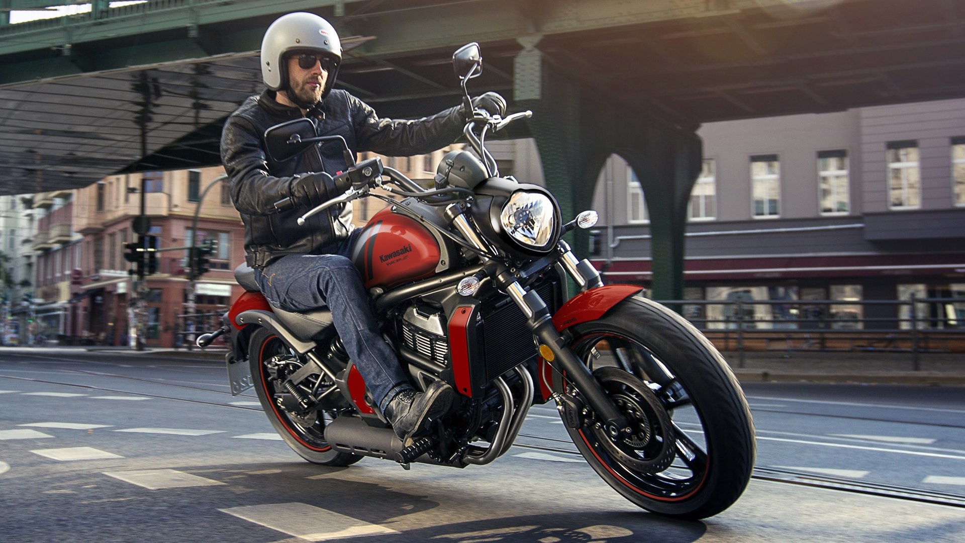 Kawasaki Vulcan S pearl lava orange, Colour option, Everything motorcycle, Vulcan S, 1920x1080 Full HD Desktop
