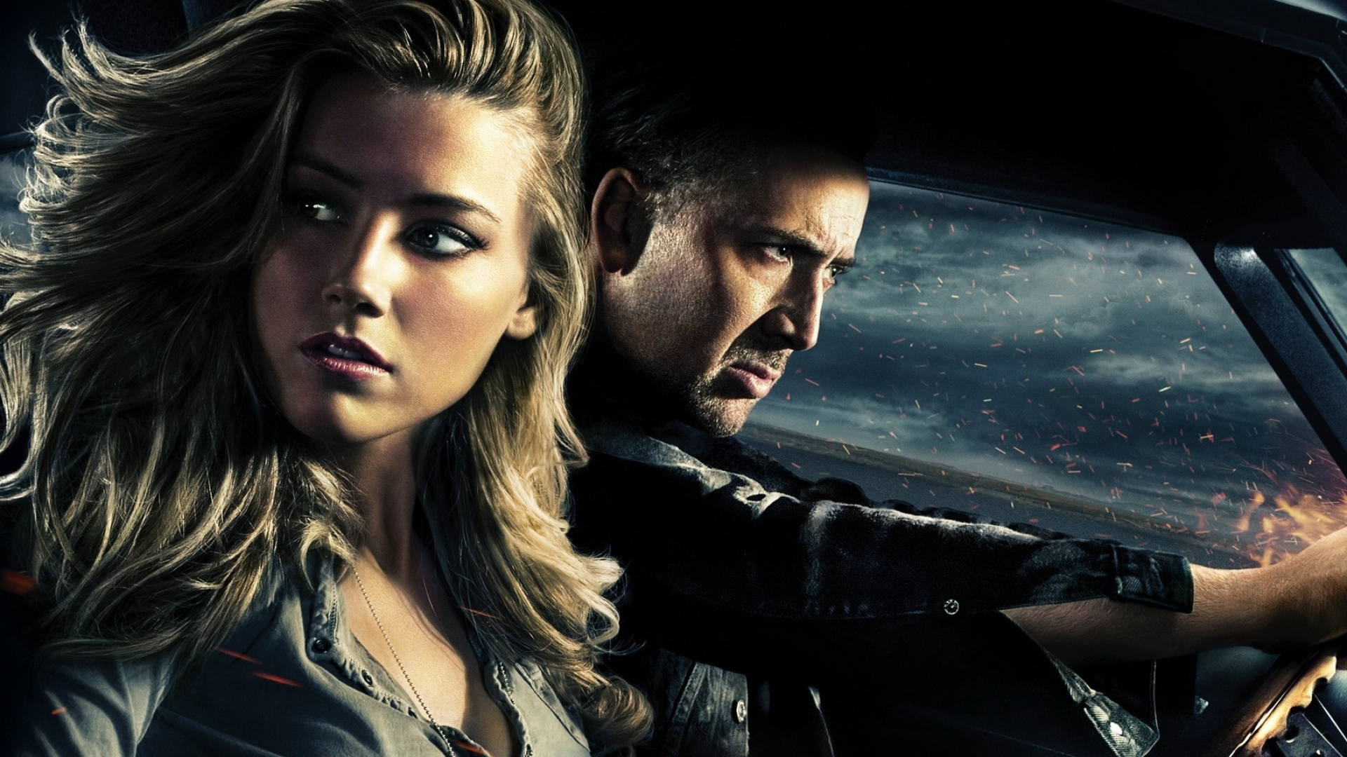 Nicolas Cage, Amber Heard, Hollywood actors, Drive Angry wallpapers, 1920x1080 Full HD Desktop