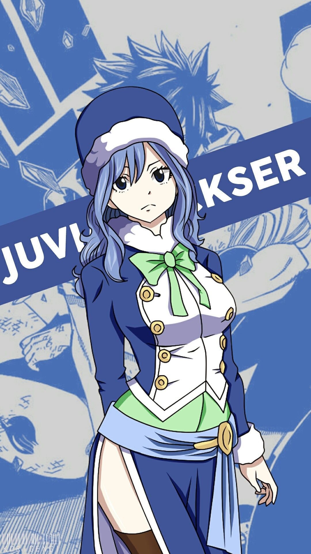 Fairy Tail, Juvia Lockser, Gray Fullbuster, Anime fairy, 1080x1920 Full HD Phone