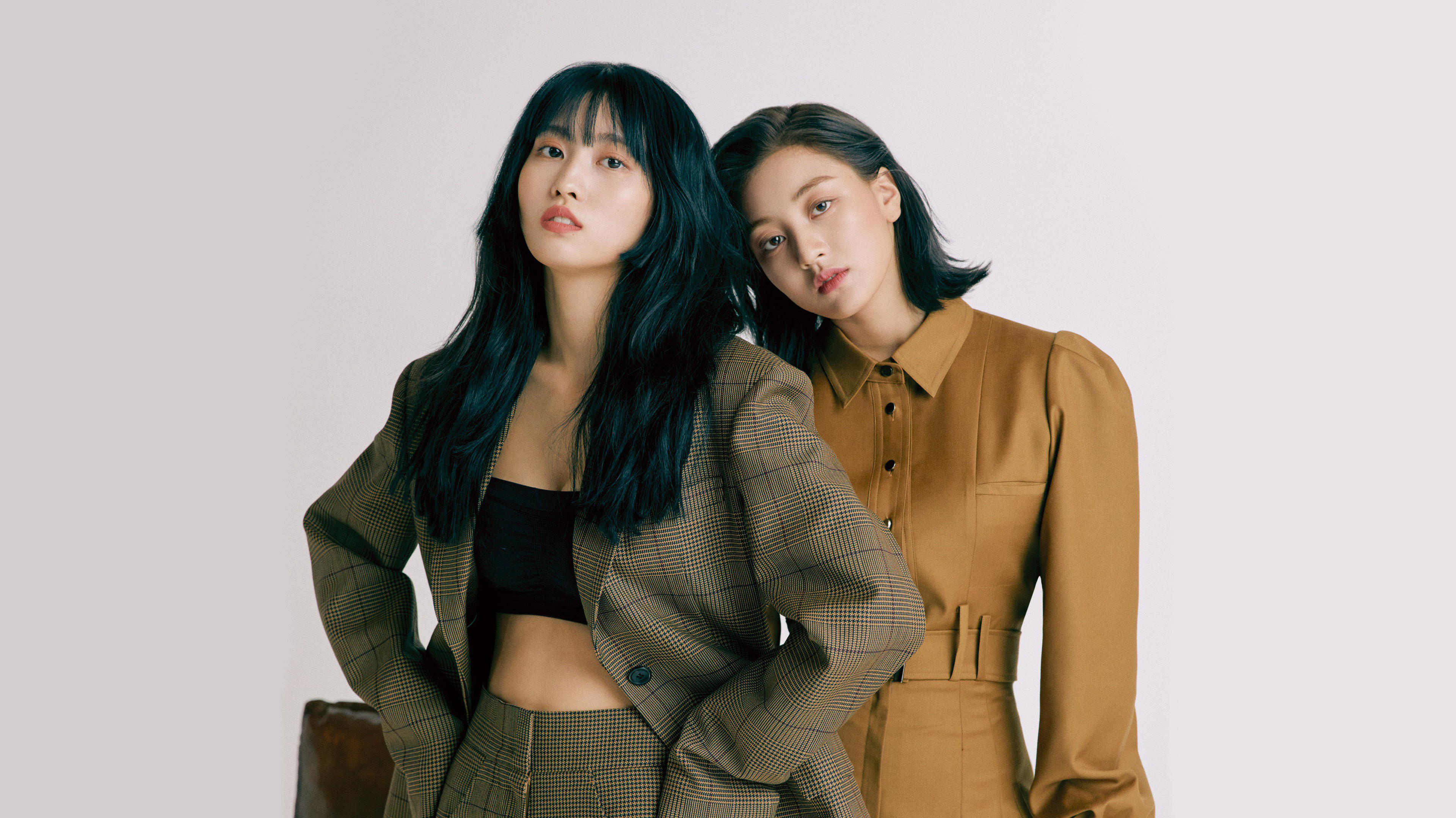Mina, Jihyo (TWICE) Wallpaper, 3840x2160 4K Desktop