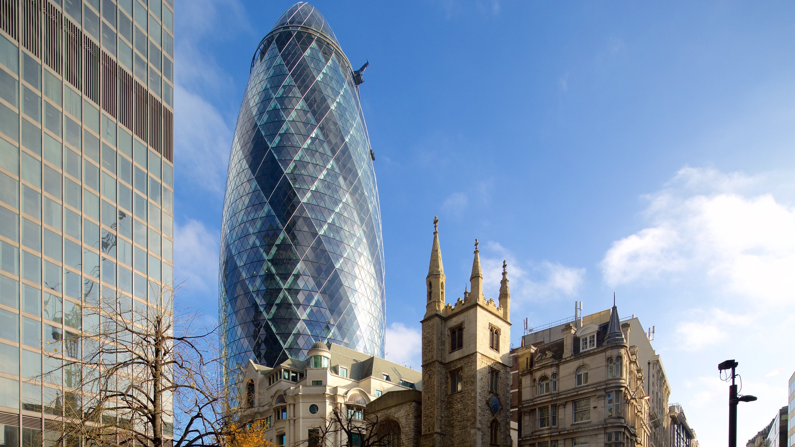 The Gherkin, Vacation rental, London accommodation, Direct booking, 2560x1440 HD Desktop