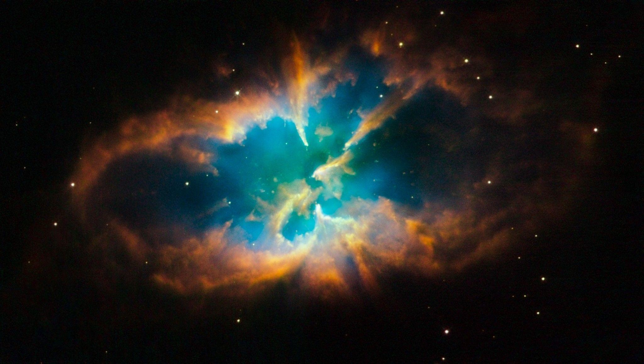NGC 2818, Hubble Wallpaper, 2050x1160 HD Desktop
