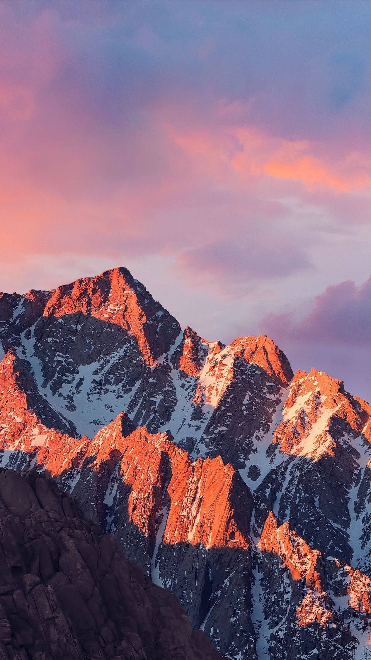 Mountain peak, Android Wallpaper, 1270x2250 HD Phone