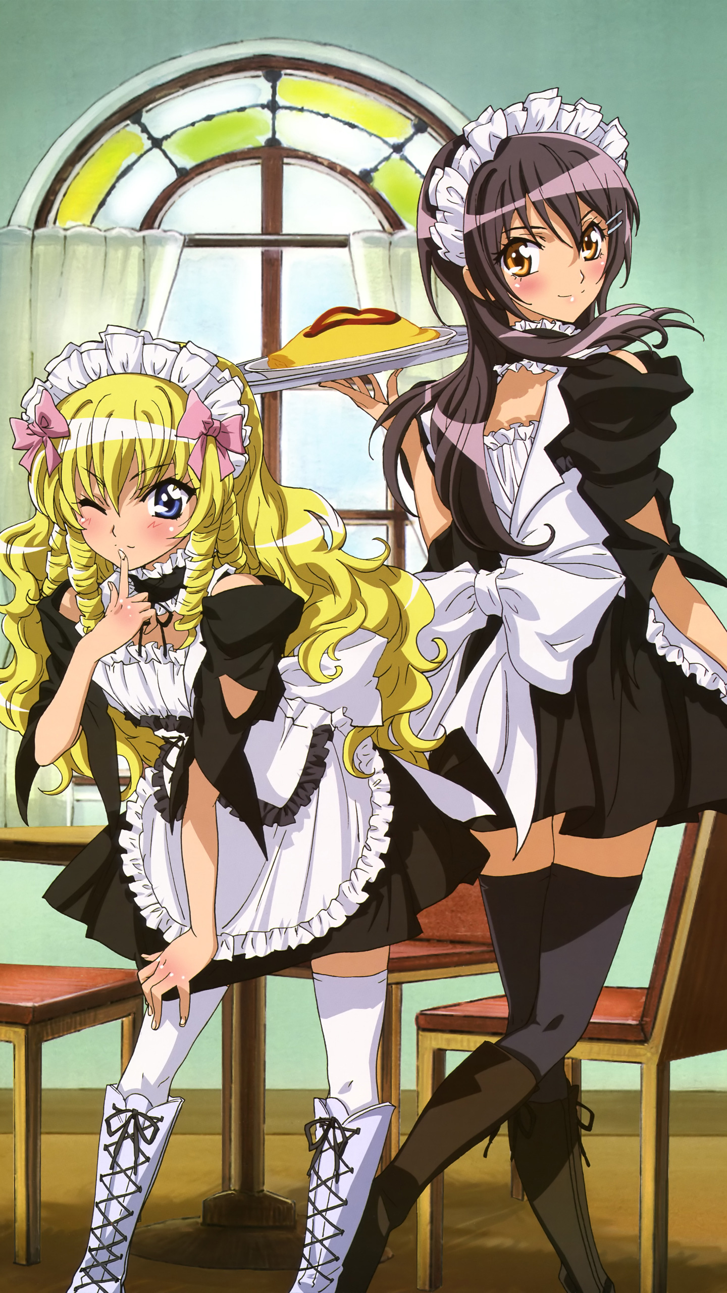 Hyoudou Aoi and Misaki Ayuzawa, Maid Sama! Wallpaper, 1440x2560 HD Phone