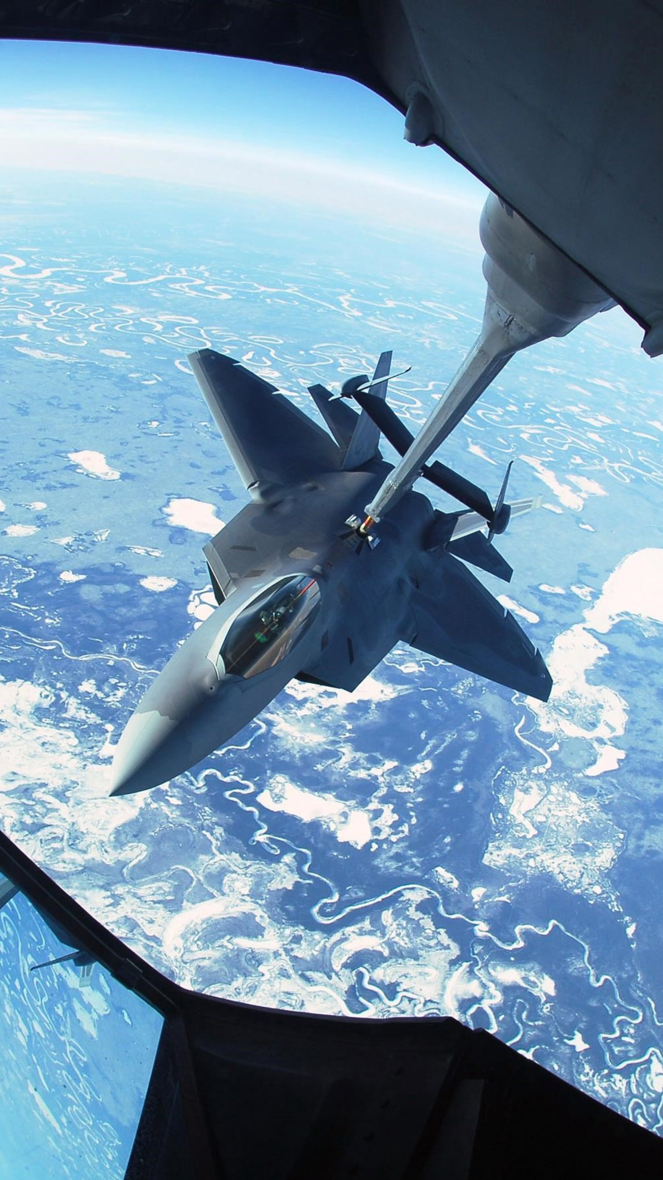 Refueling, F-22 Raptor Wallpaper, 2160x3840 4K Phone